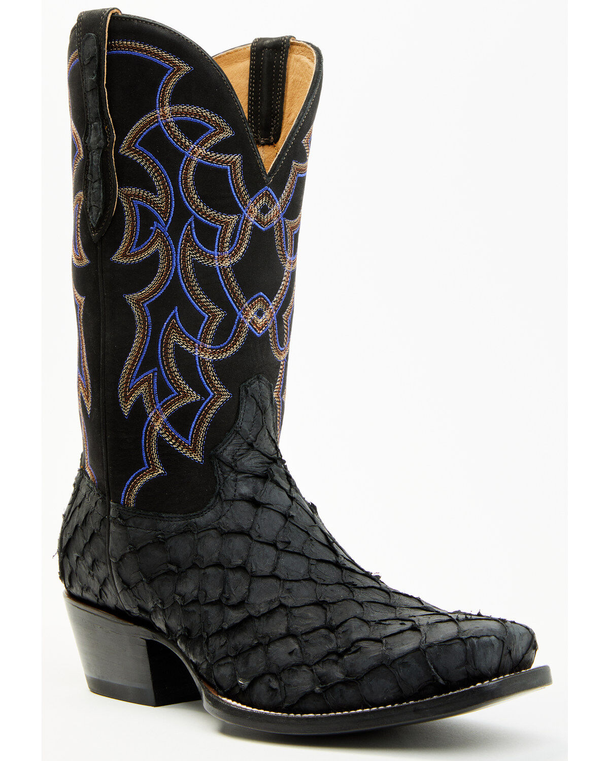 Men's Cody James Exotic Pirarucu Western Boots - Square Toe