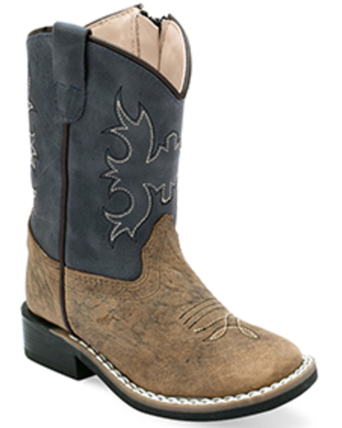 Boys' Old West Toddler Western Boots - Broad Square Toe