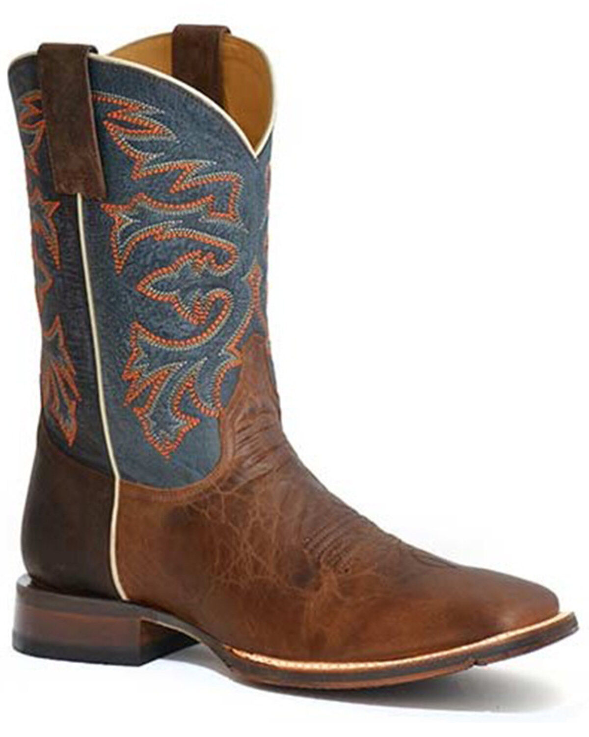 Men's Stetson Boone Western Performance Boots - Broad Square Toe