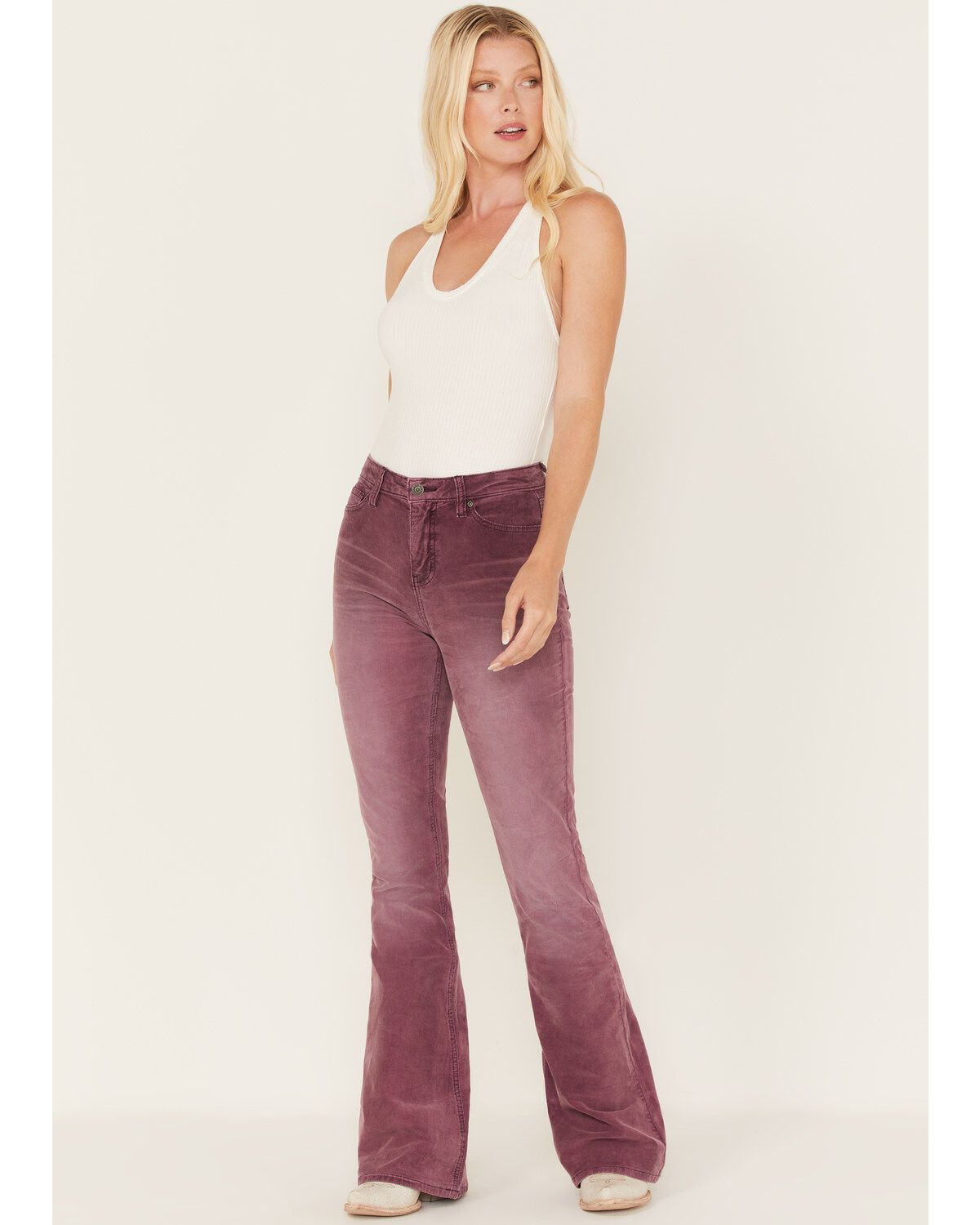 Women's Idyllwind Washed Down High Risin' Corduroy Flare Jeans