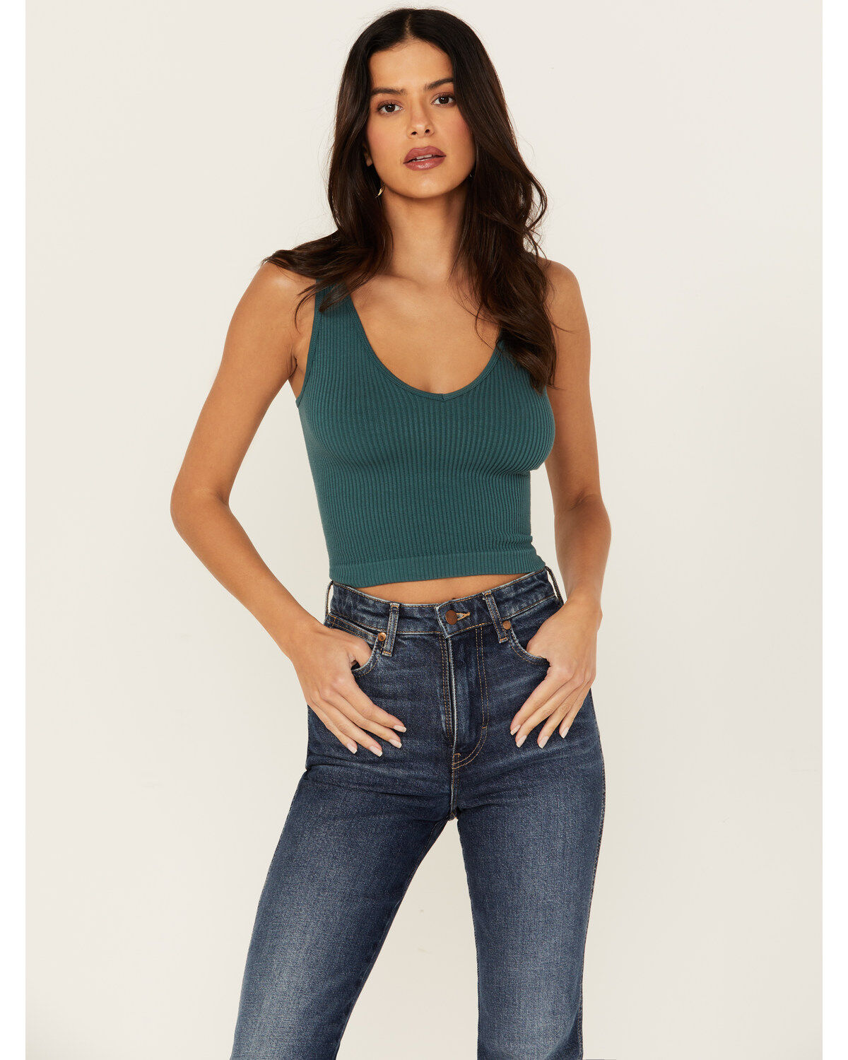 Women's Free People Solid Rib Brami Top