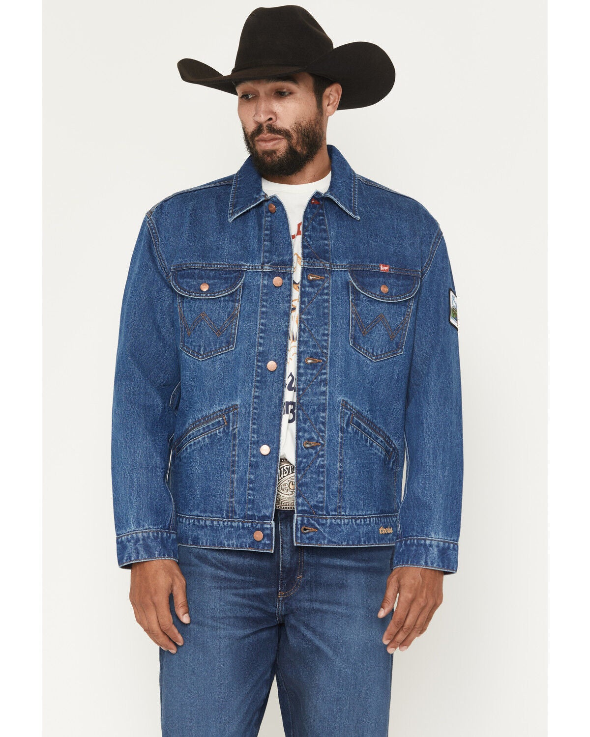 Men's Wrangler X Coors Banquet Denim Western Jacket
