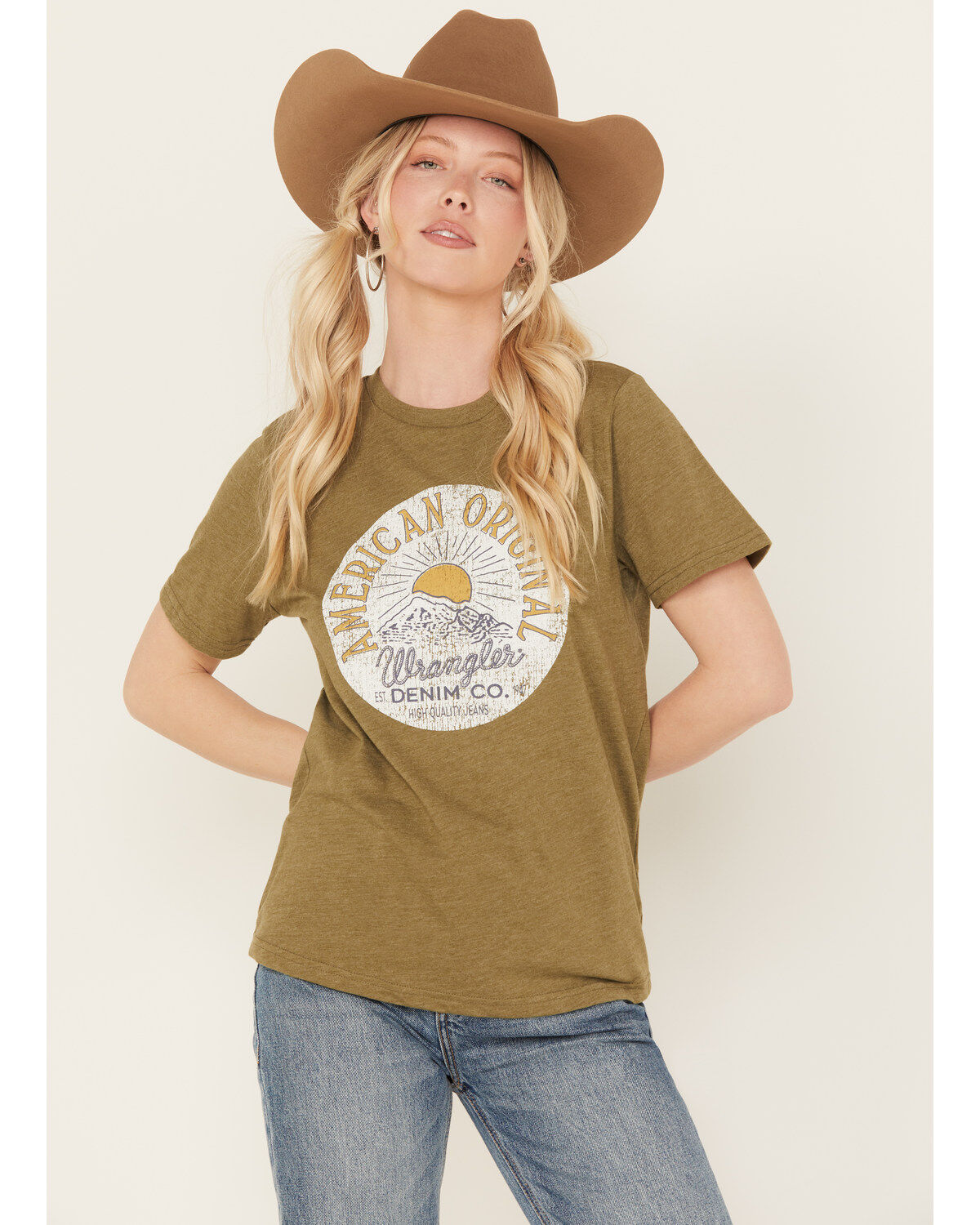 Women's Wrangler Retro Denim Co. Sun Short Sleeve Graphic Tee