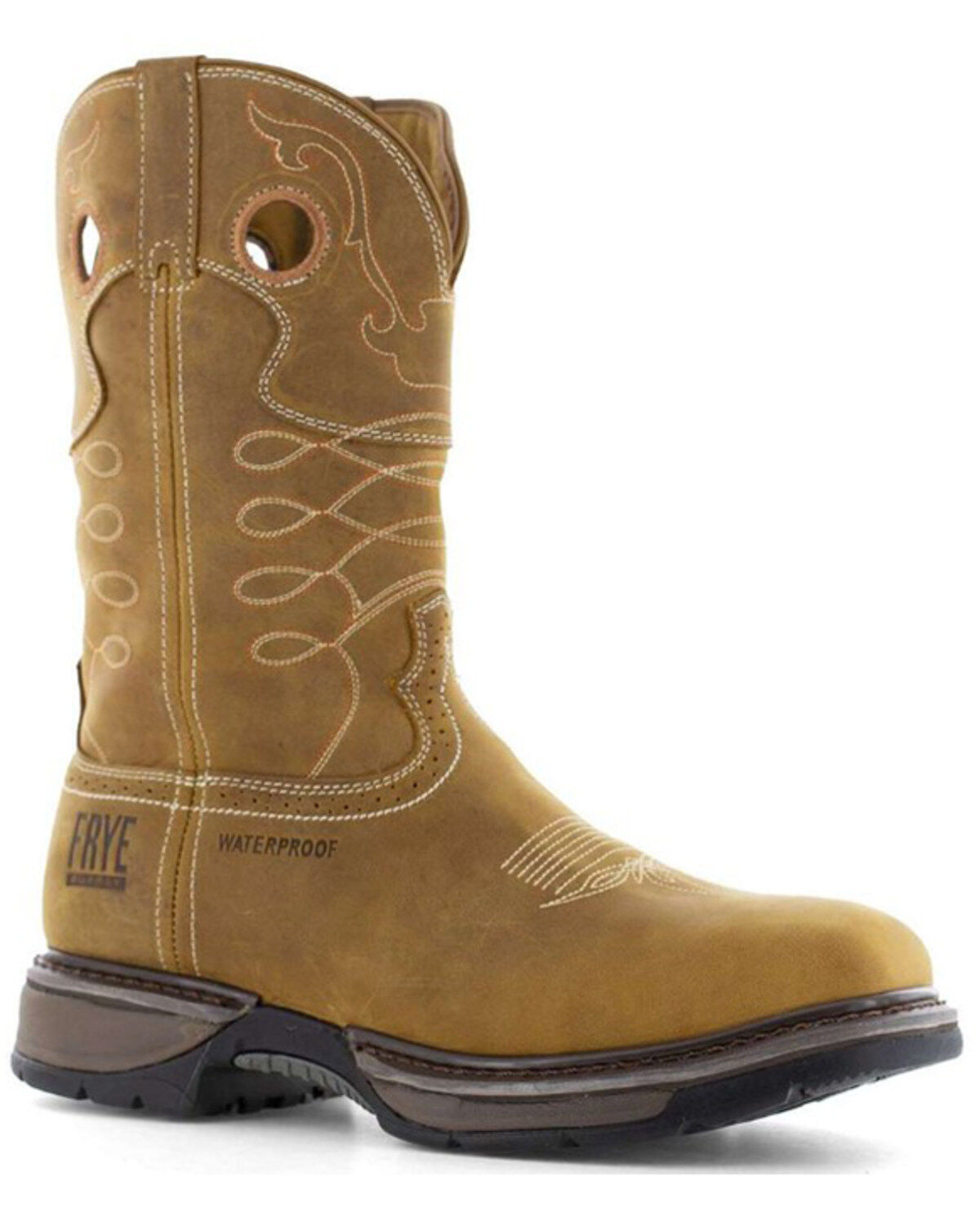 Men's Frye 10" Wellington Waterproof Work Boots - Steel Toe