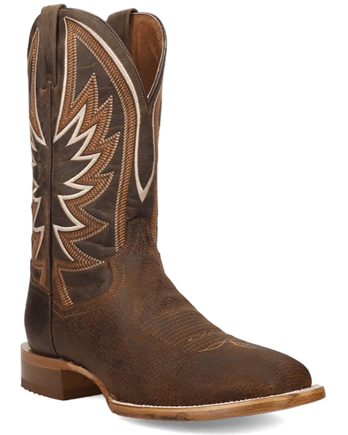 Men's Dan Post Boars Run Western Boots - Broad Square Toe