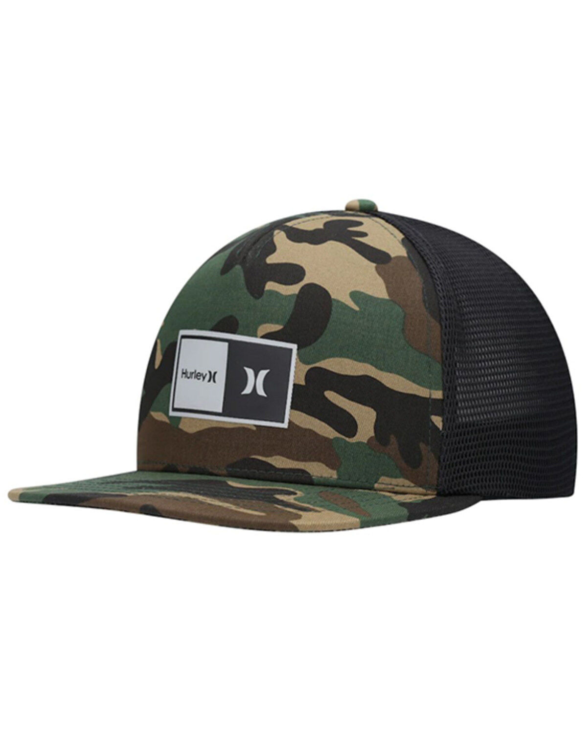 Men's Hurley Camo Print Natural 2.0 HD Logo Ball Cap