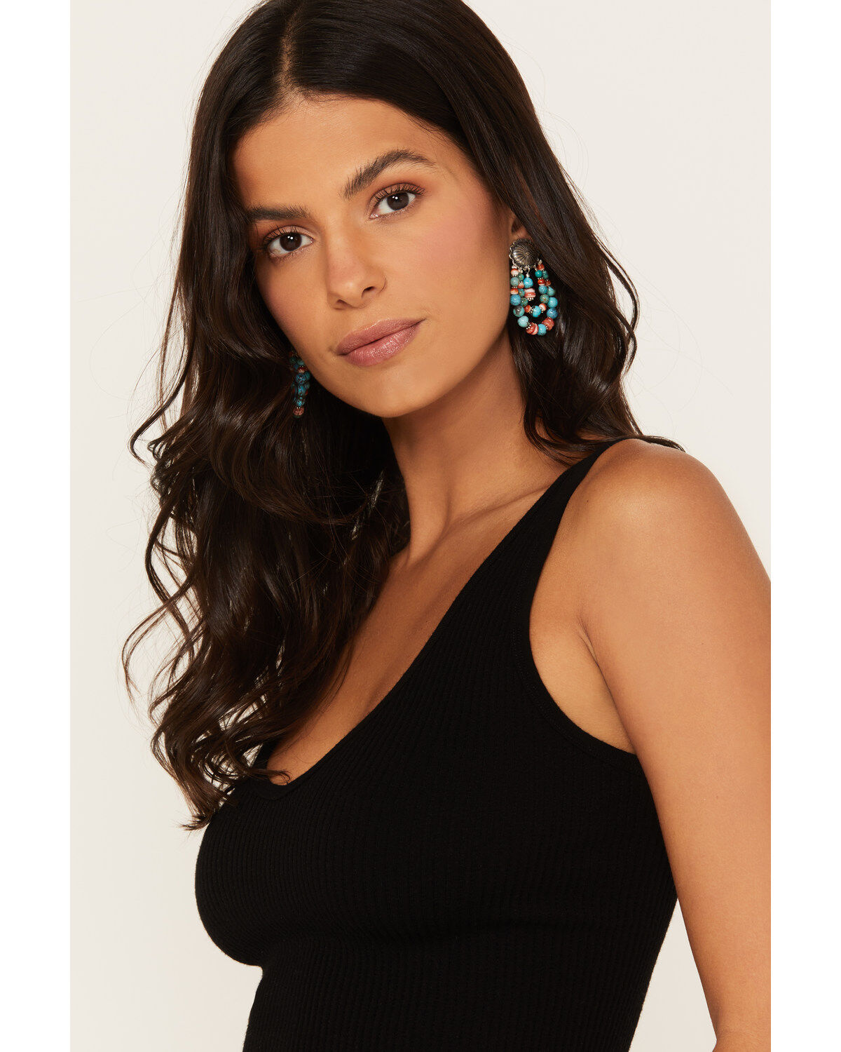 Women's Paige Wallace Beaded & Concho Earrings