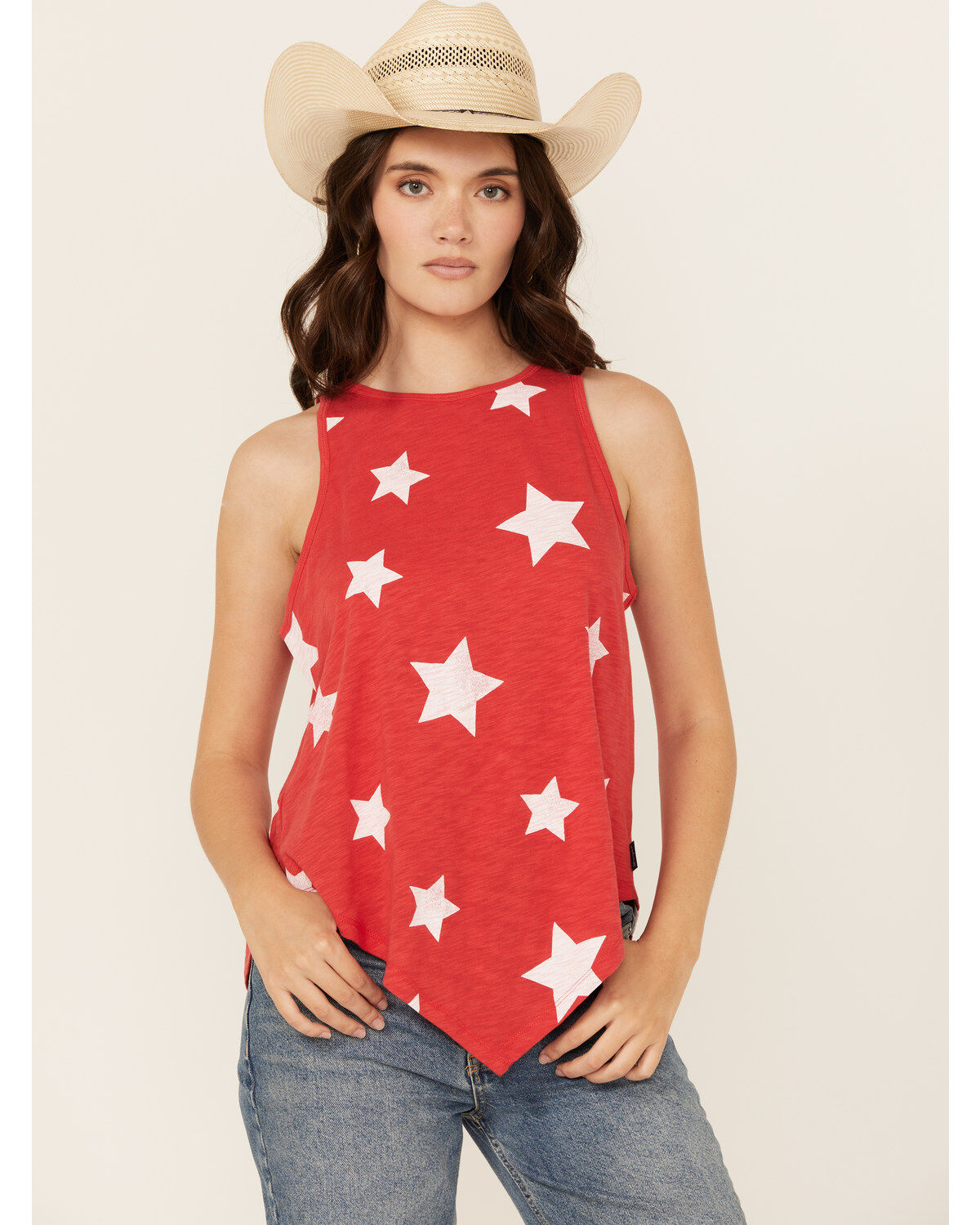 Women's Wrangler Retro Star Bandana Hem Tank