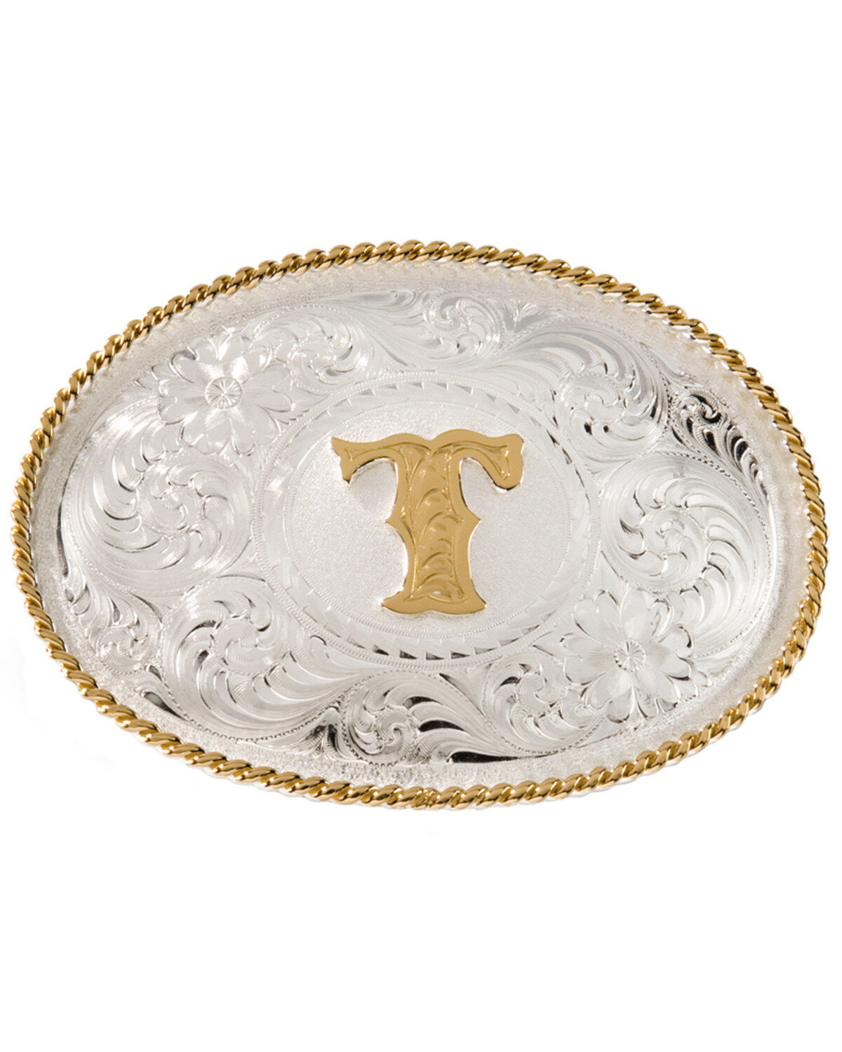 Men's Montana Silversmiths Initial "T" Buckle