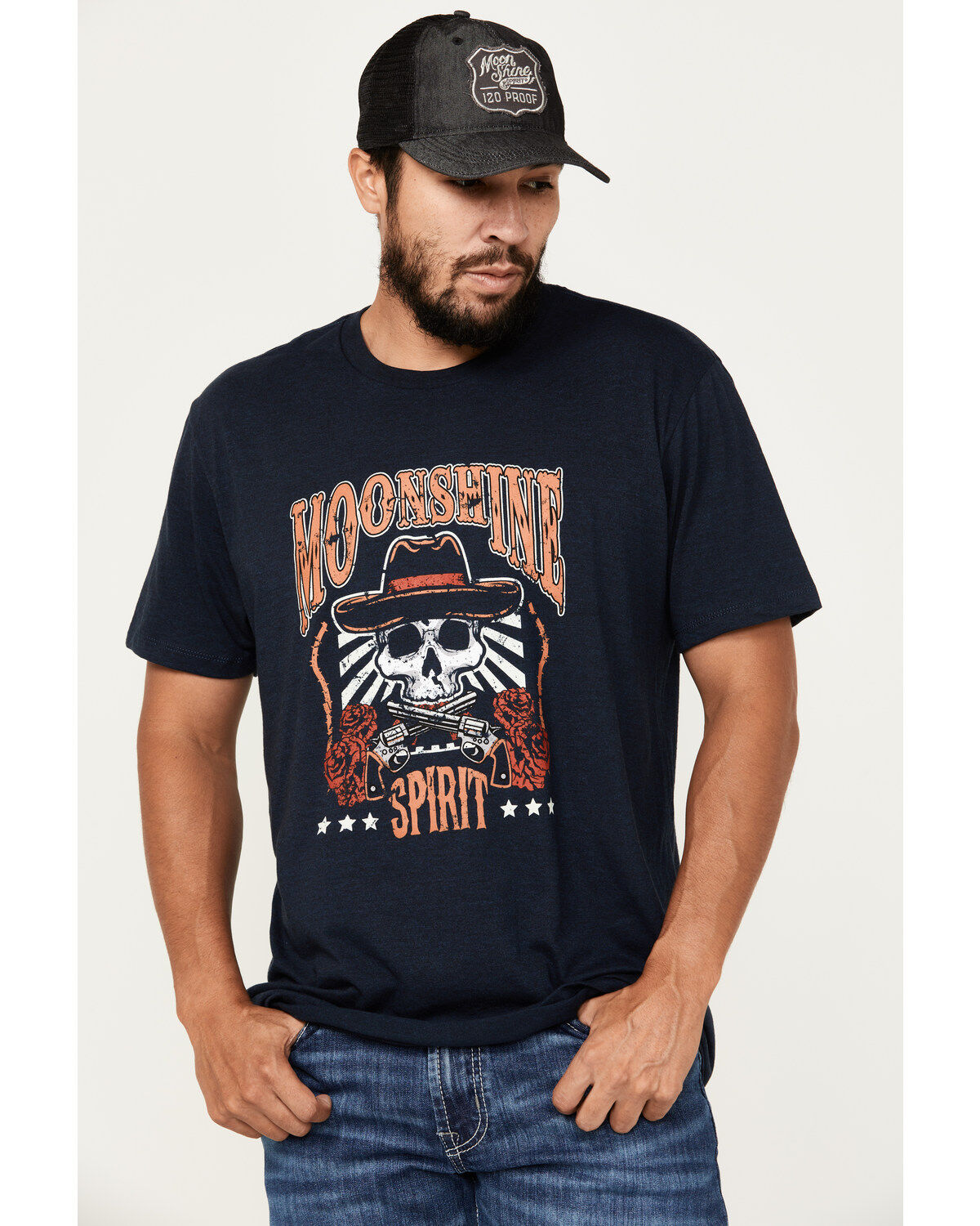 Men's Moonshine Spirit Guns and Roses Short Sleeve Graphic T-Shirt
