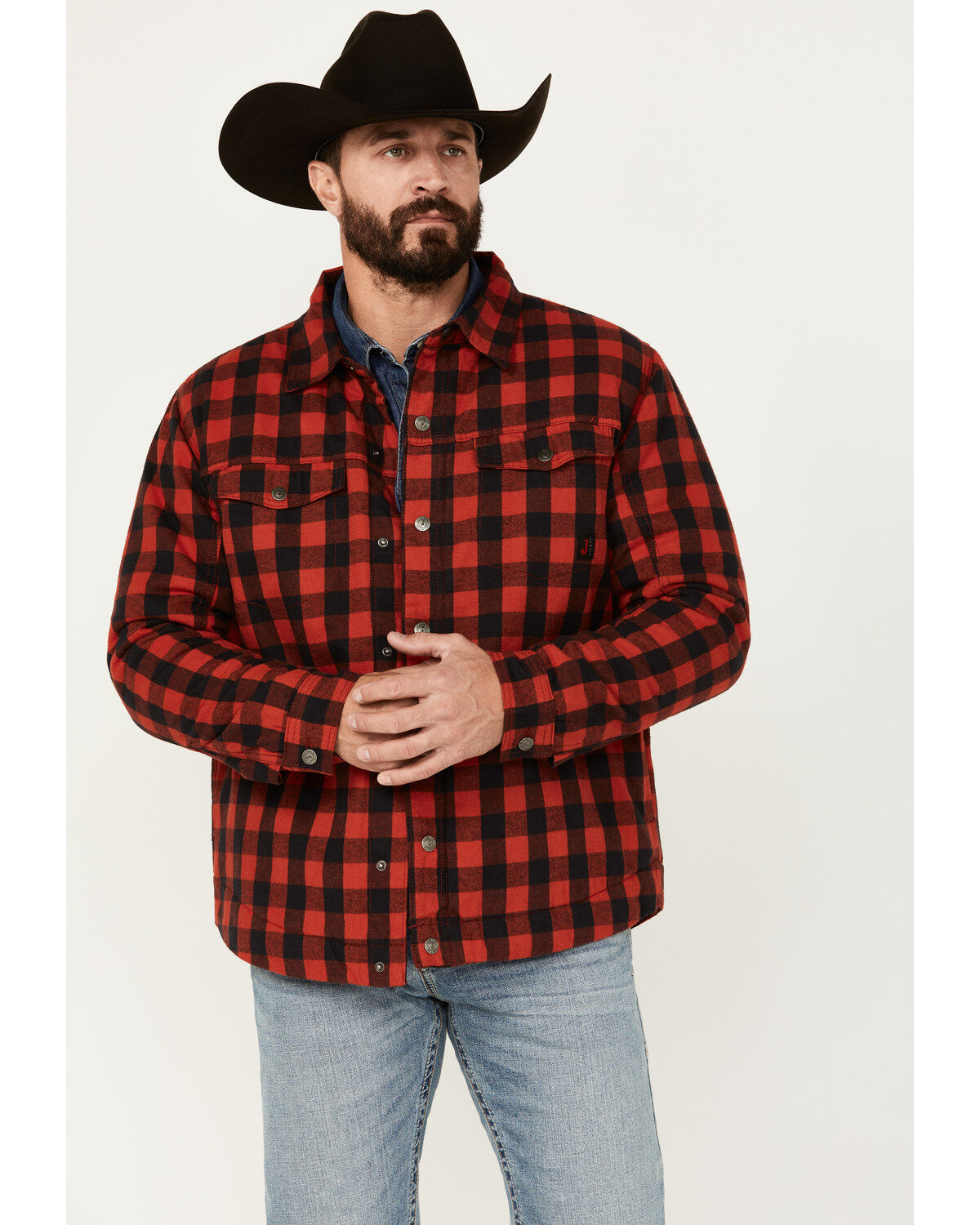 Men's Justin Jackson Buffalo Plaid Print Shacket