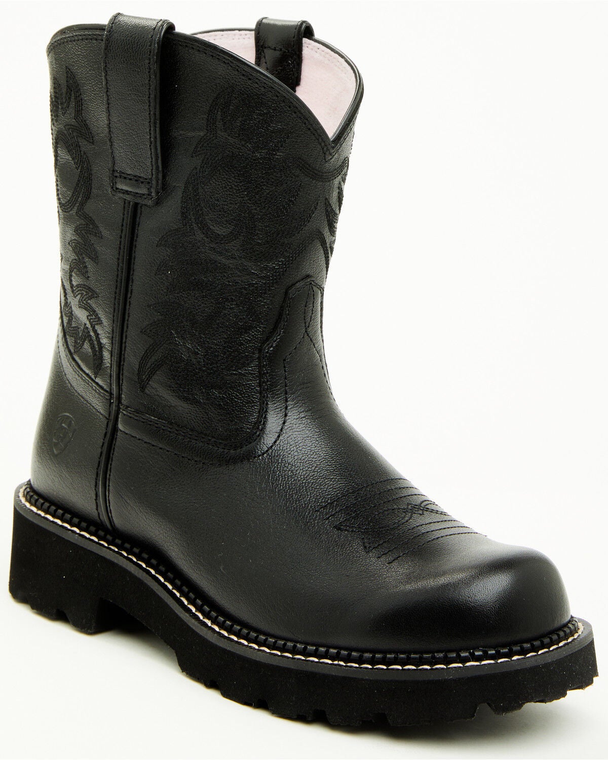 Women's Ariat Madison Ave Fatbaby Western Short Boots - Round Toe