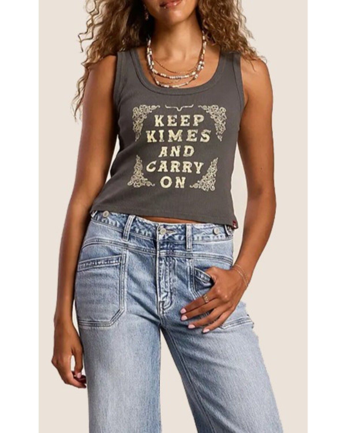 Women's Kimes Ranch Keep Kimes and Carry On Graphic Tank