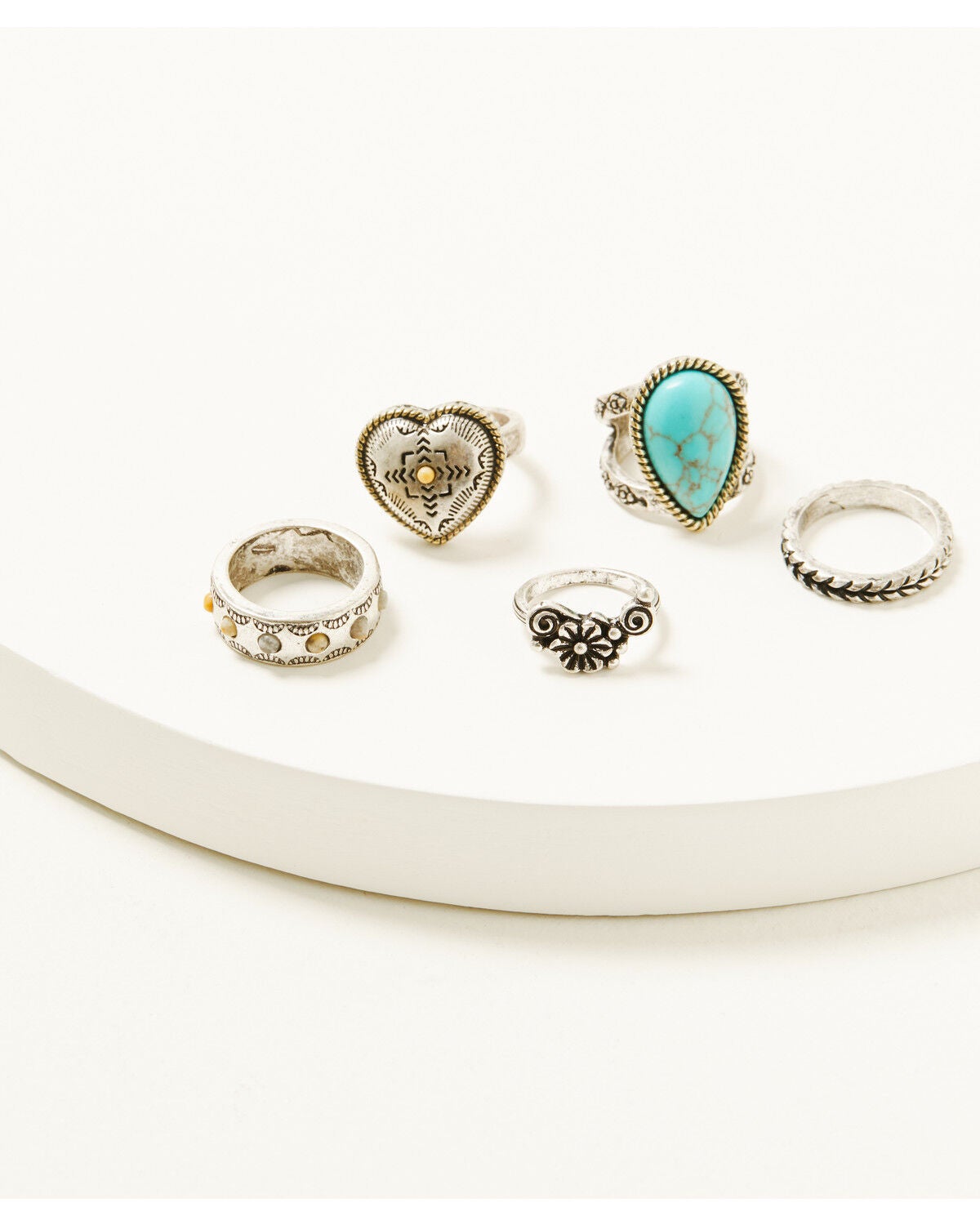 Women's Shyanne Wildheart Concho Ring Set - 5 Piece