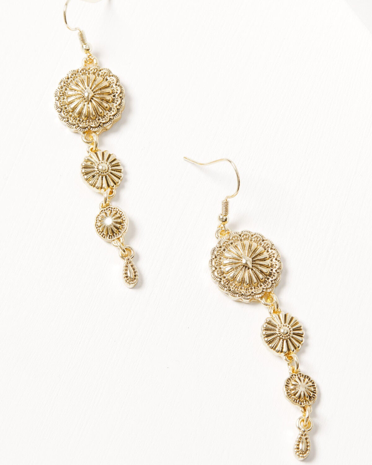 Women's Shyanne Western Muse Triple Concho Dangle Earrings