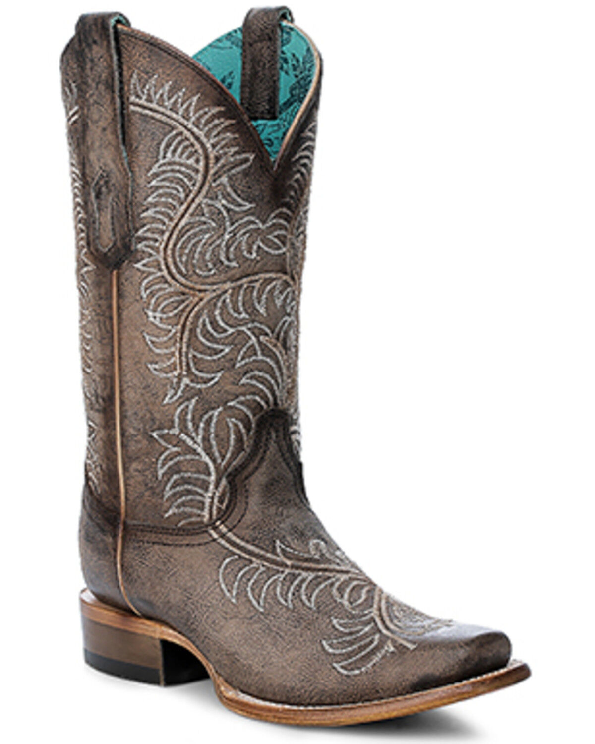 Women's Corral Embroidered Western Boots - Square Toe