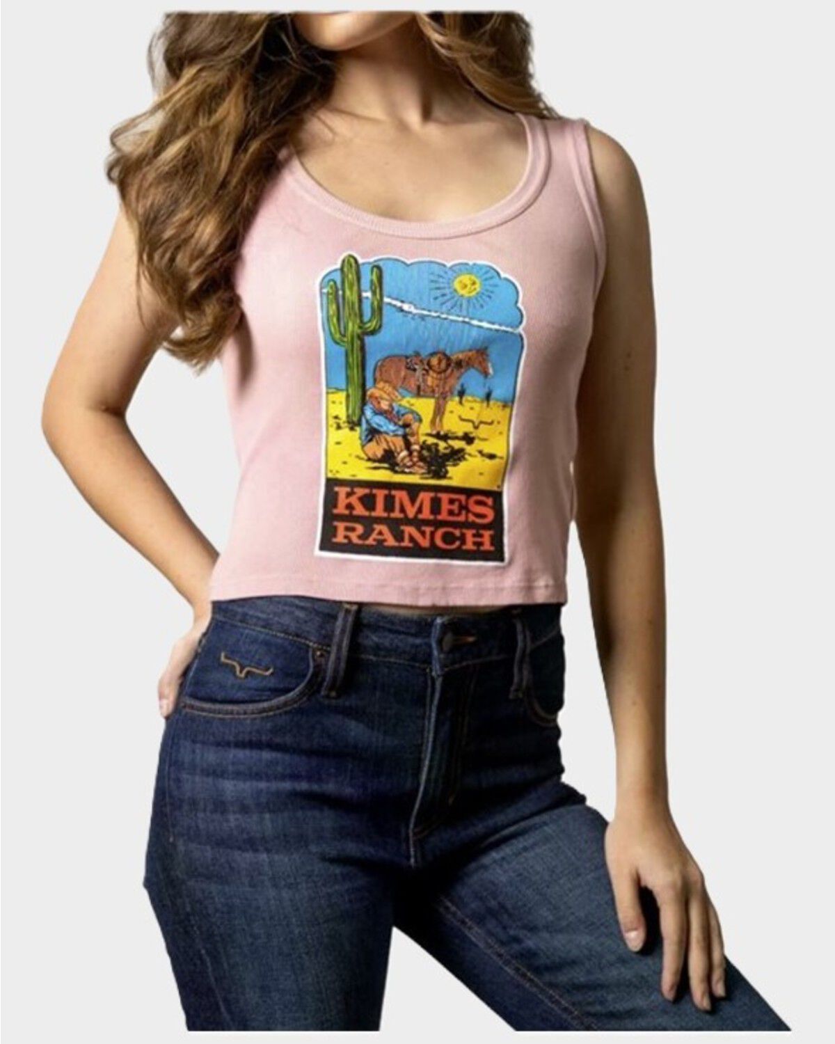Women's Kimes Ranch Lucky B Dusty Path Graphic Tank Top