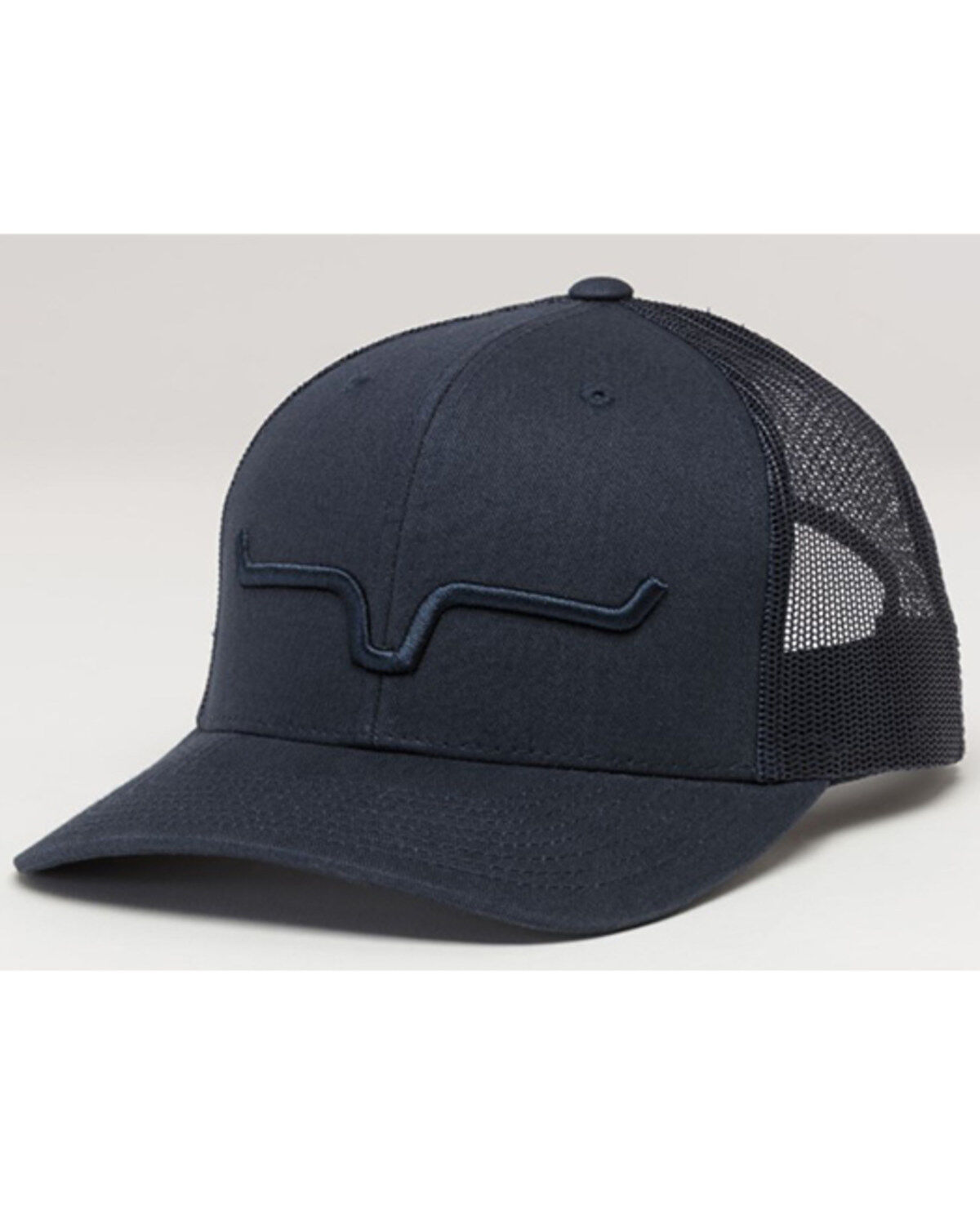 Men's Kimes Ranch Black Weekly Trucker Embroidered Logo Mesh-Back Ball