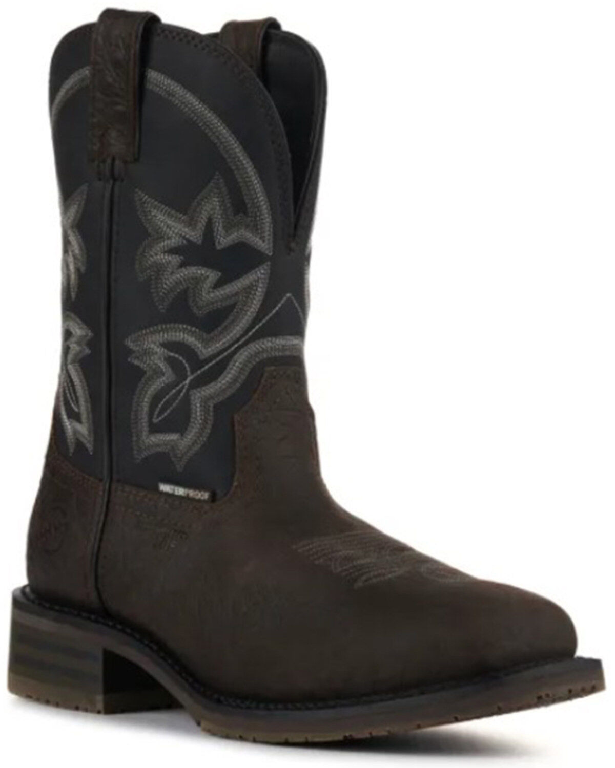 Men's Double H 10" Deep Scallop Waterproof Work Boots - Composite Toe