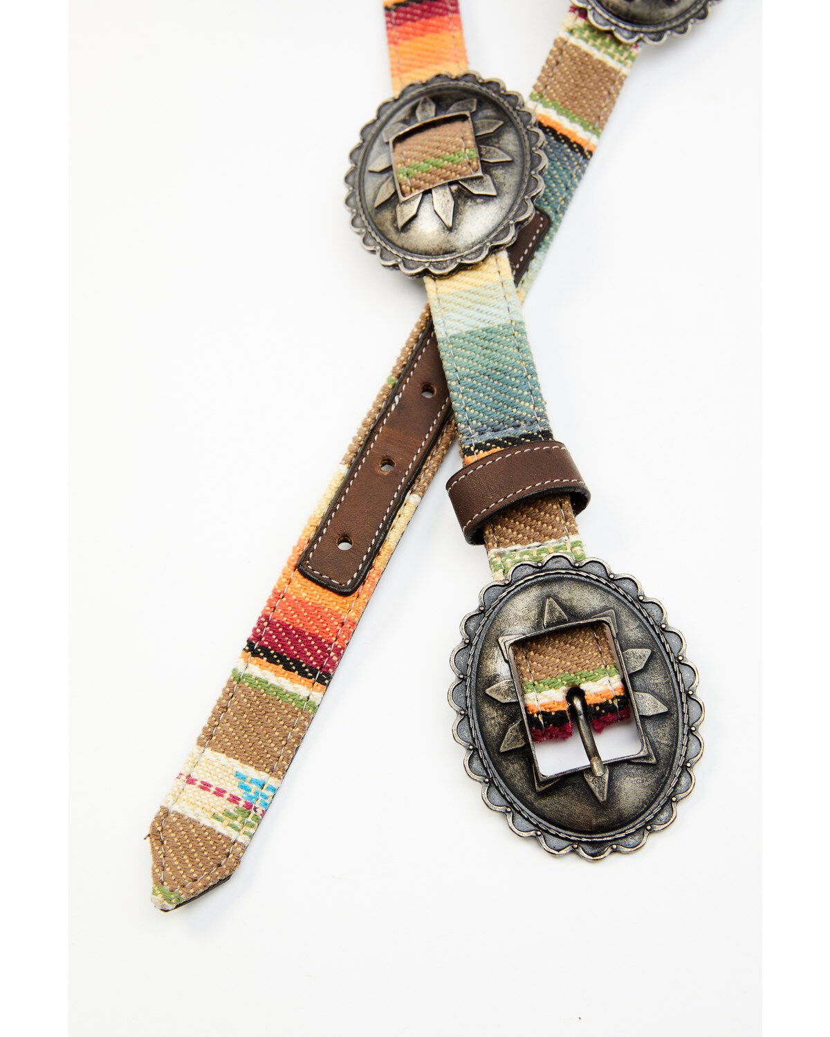 Women's Shyanne Multicolored Serape Concho Belt
