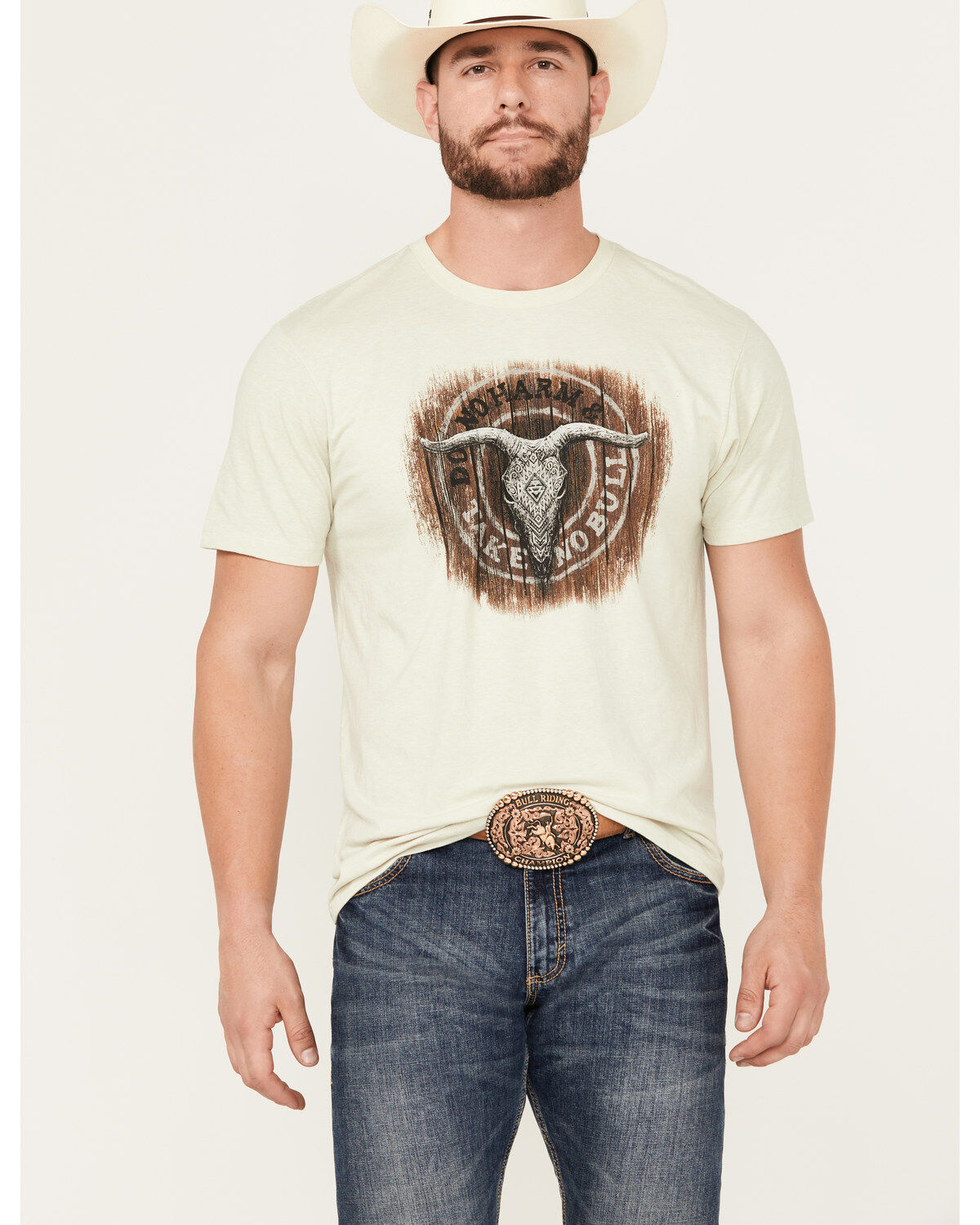 Men's Cody James Do No Harm Take No Bull Short Sleeve Graphic T-Shirt
