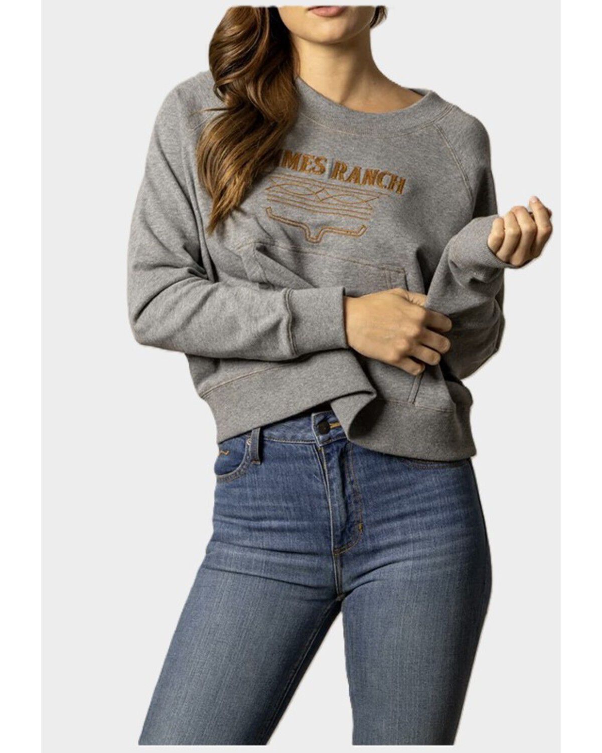 Women's Kimes Ranch Lexie Logo Embroidered Crewneck