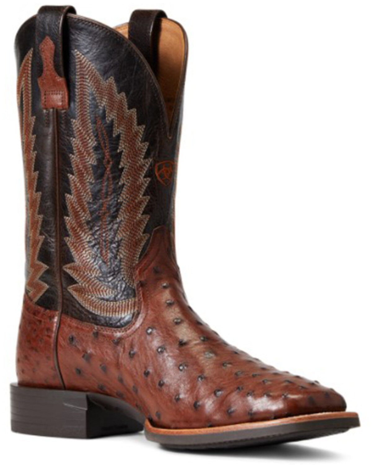 Men's Ariat Full Quill Ostrich Quantum Primo Western Boot - Broad Squa