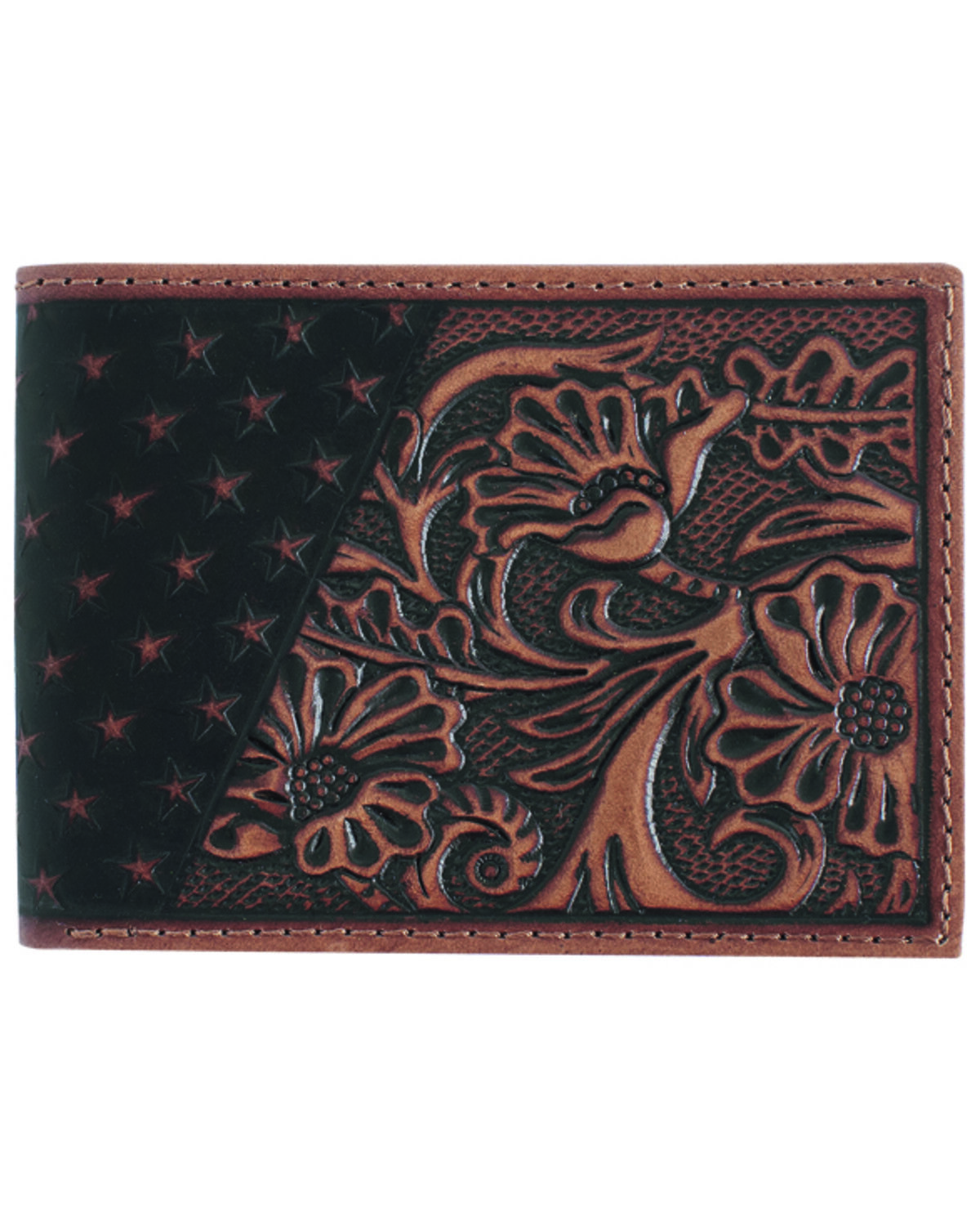 Men's Cody James Americana Tooled Leather Bifold Wallet