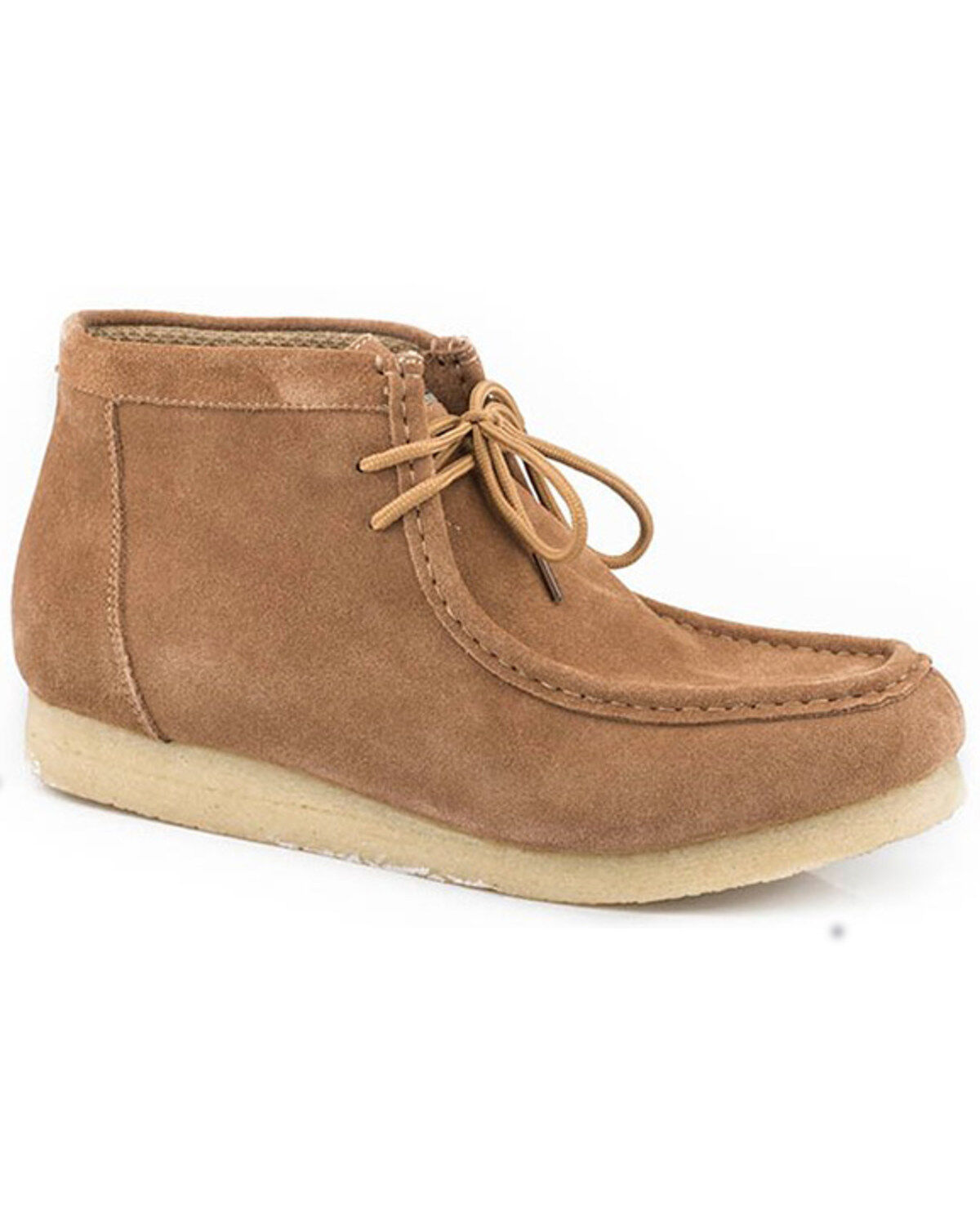 Men's Roper Gum Sticker Two-Eyelet Casual Lace-Up Chukka Shoes - Moc T