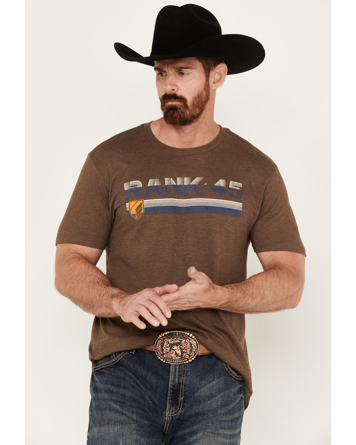 Men's RANK 45 Logo Short Sleeve Graphic T-shirt