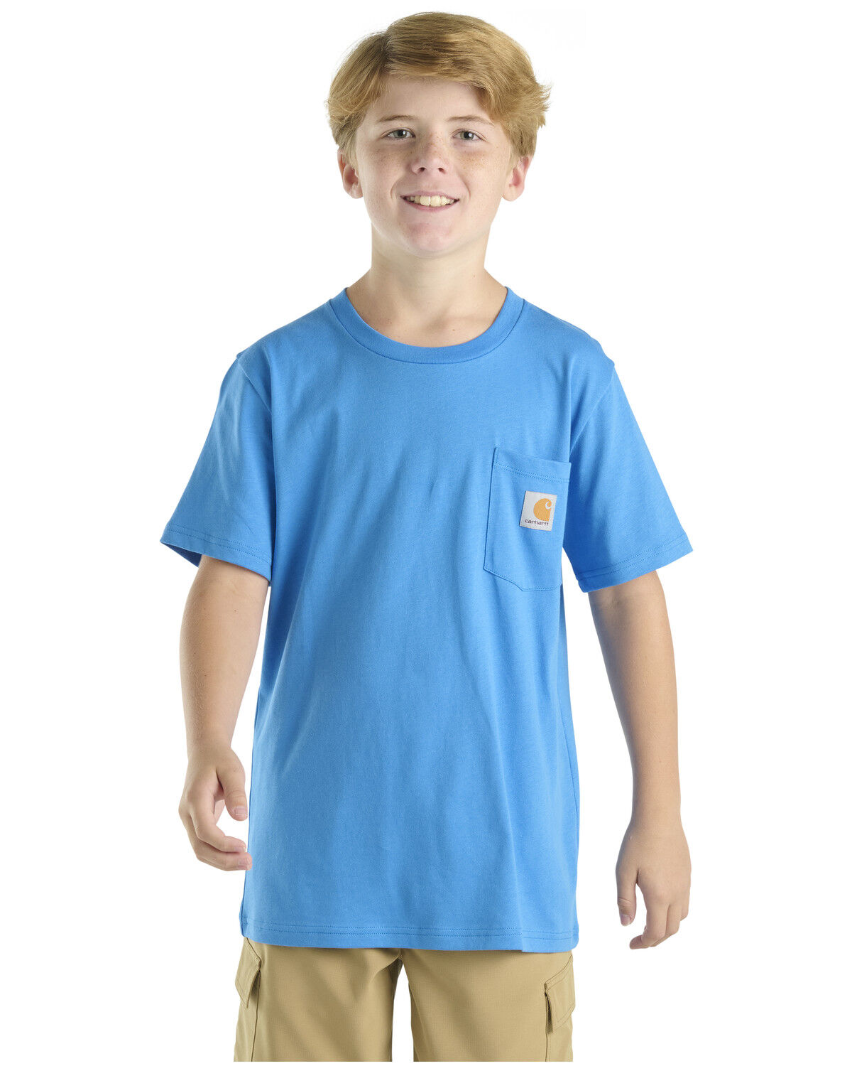 Boys' Carhartt Little Solid Short Sleeve Pocket T-Shirt