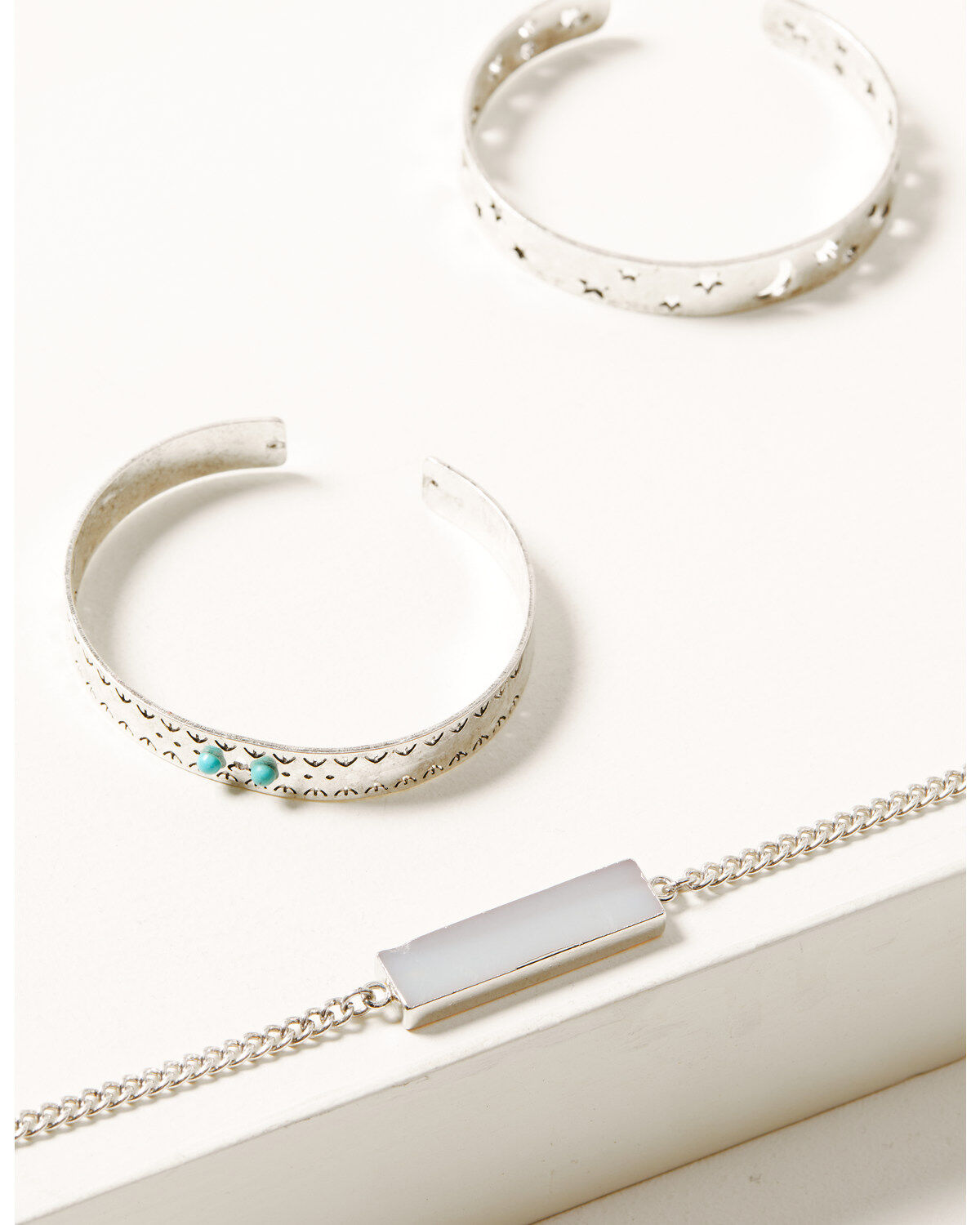 Women's Shyanne Semi-Precious Stars Bracelets - 3-Piece Set