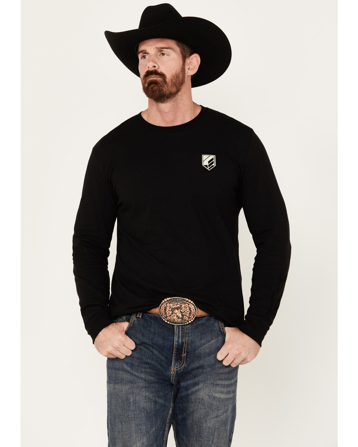 Men's RANK 45 Bedford American Flag Long Sleeve Graphic T-Shirt