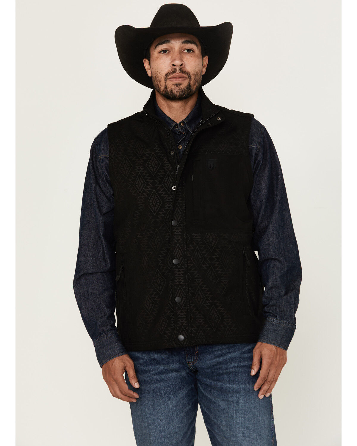 Men's RANK 45 Spear Head Tonal Softshell Vest