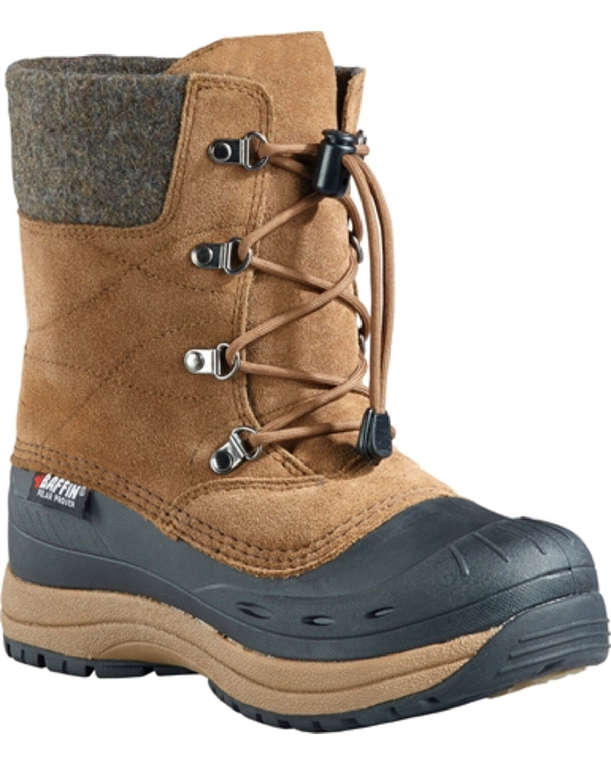 Women's Baffin Arnaq Waterproof Suede Rubber Shell Winter Boots