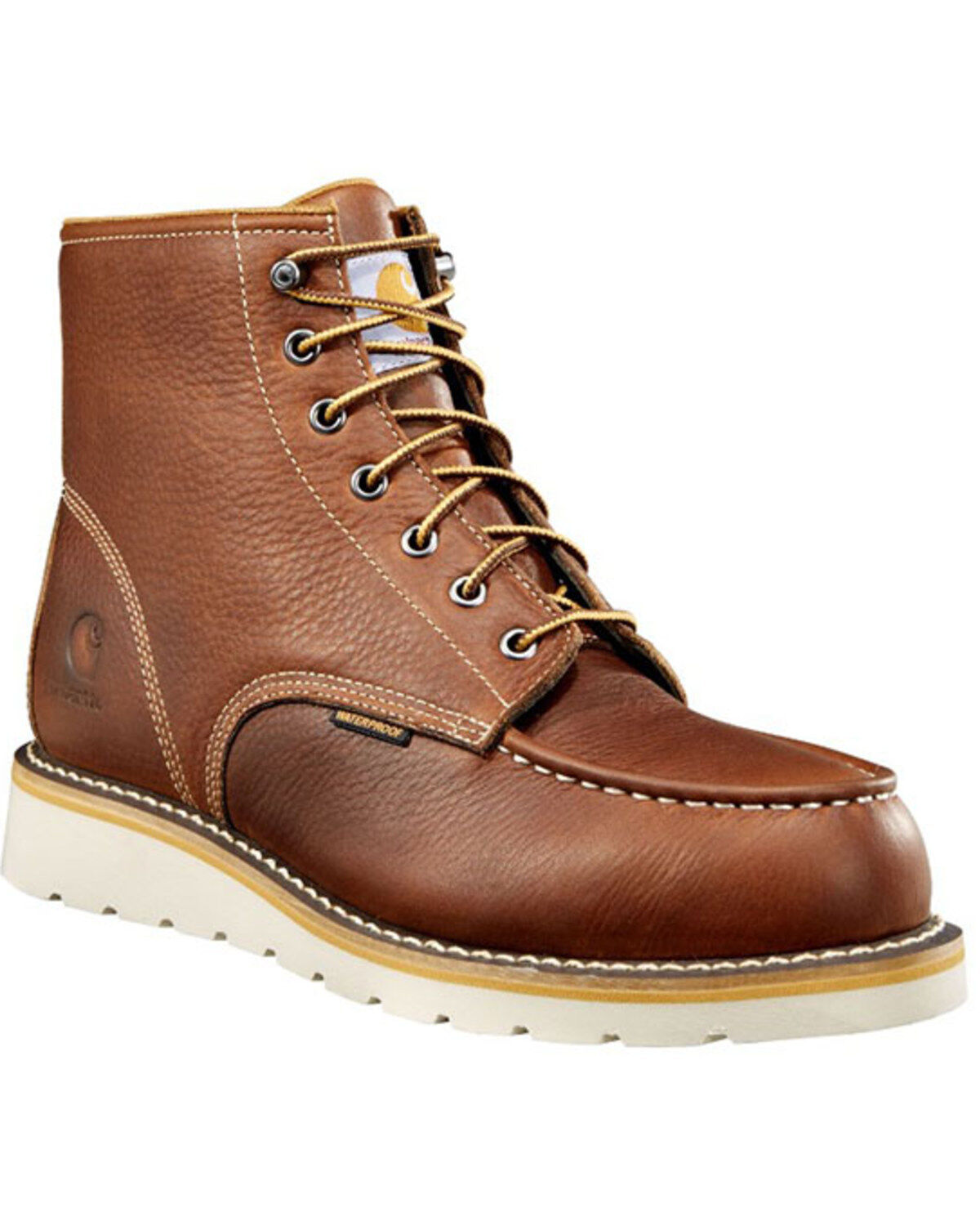 Men's Carhartt 6" Waterproof Wedge Boots - Moc Toe