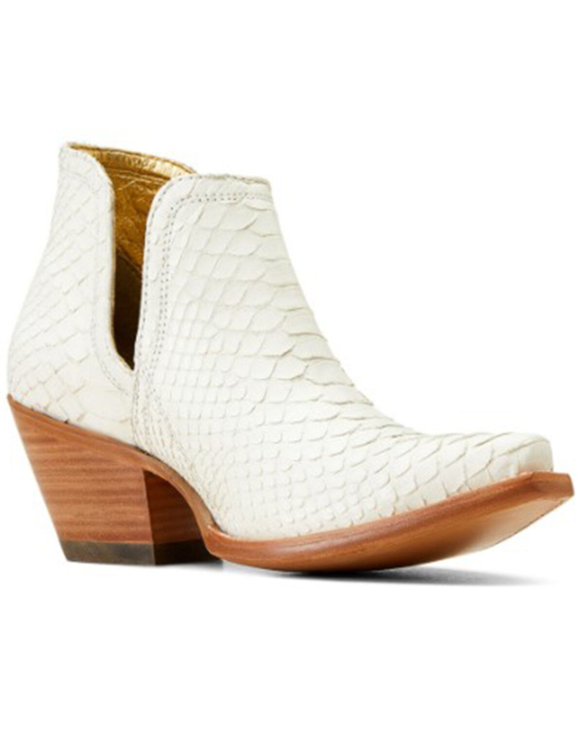 Women's Ariat Exotic Python Dixon Western Booties - Snip Toe