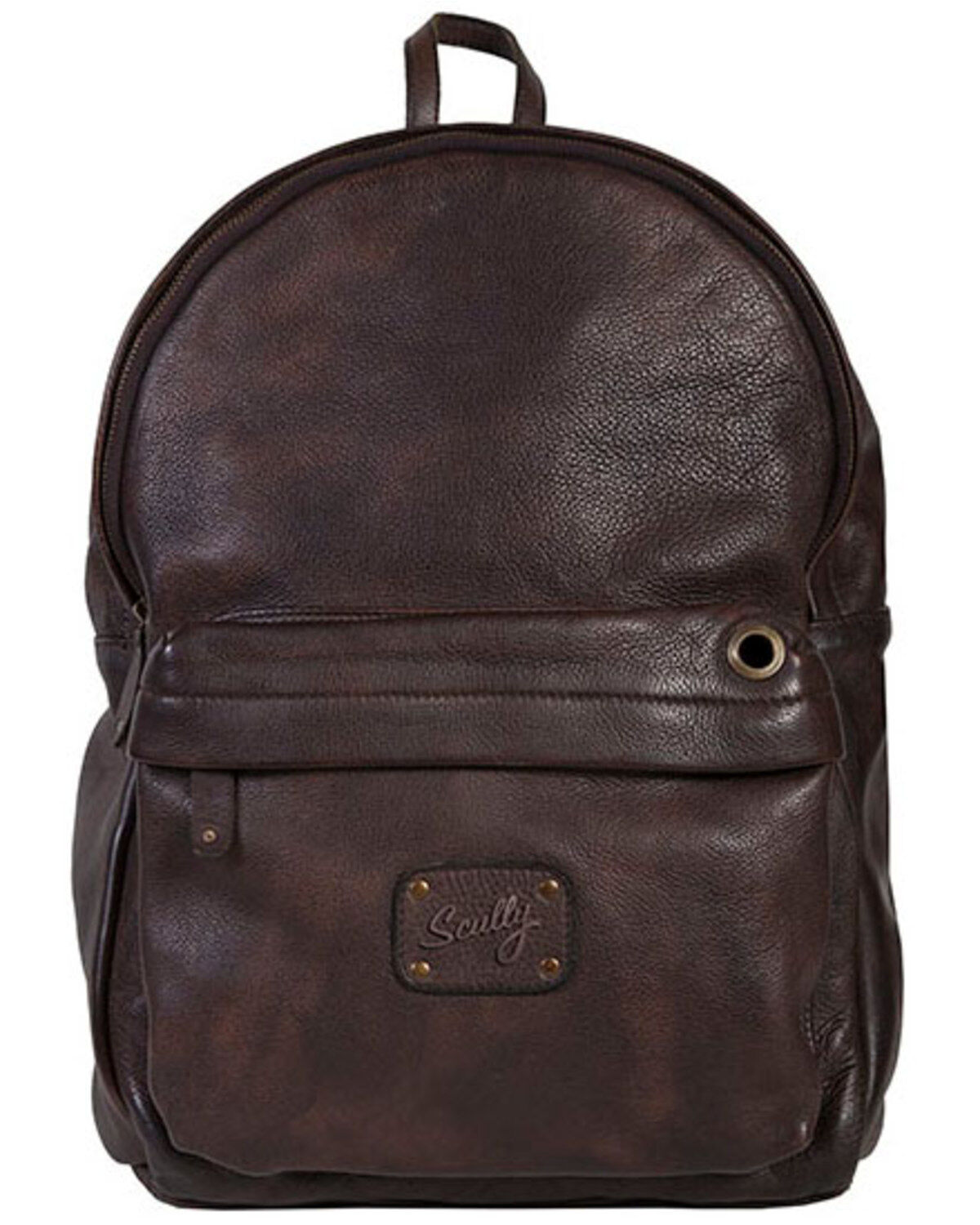 Men's Scully Leather Backpack