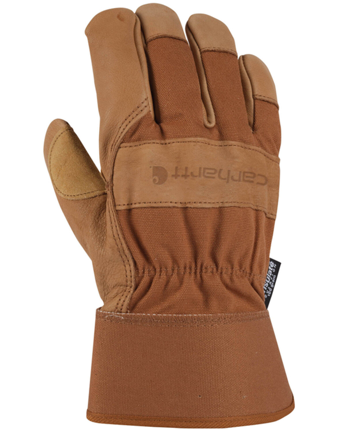 Men's Carhartt Insulated Grain Leather Safety Cuff Work Glove