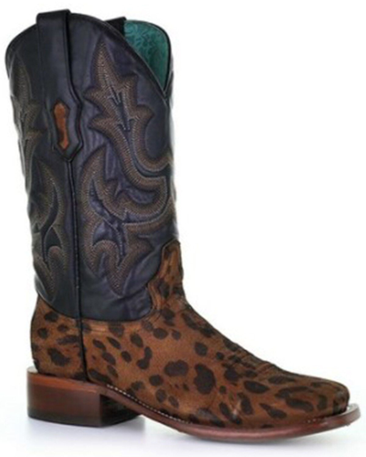Women's Corral Embroidered Western Boots - Broad Square Toe
