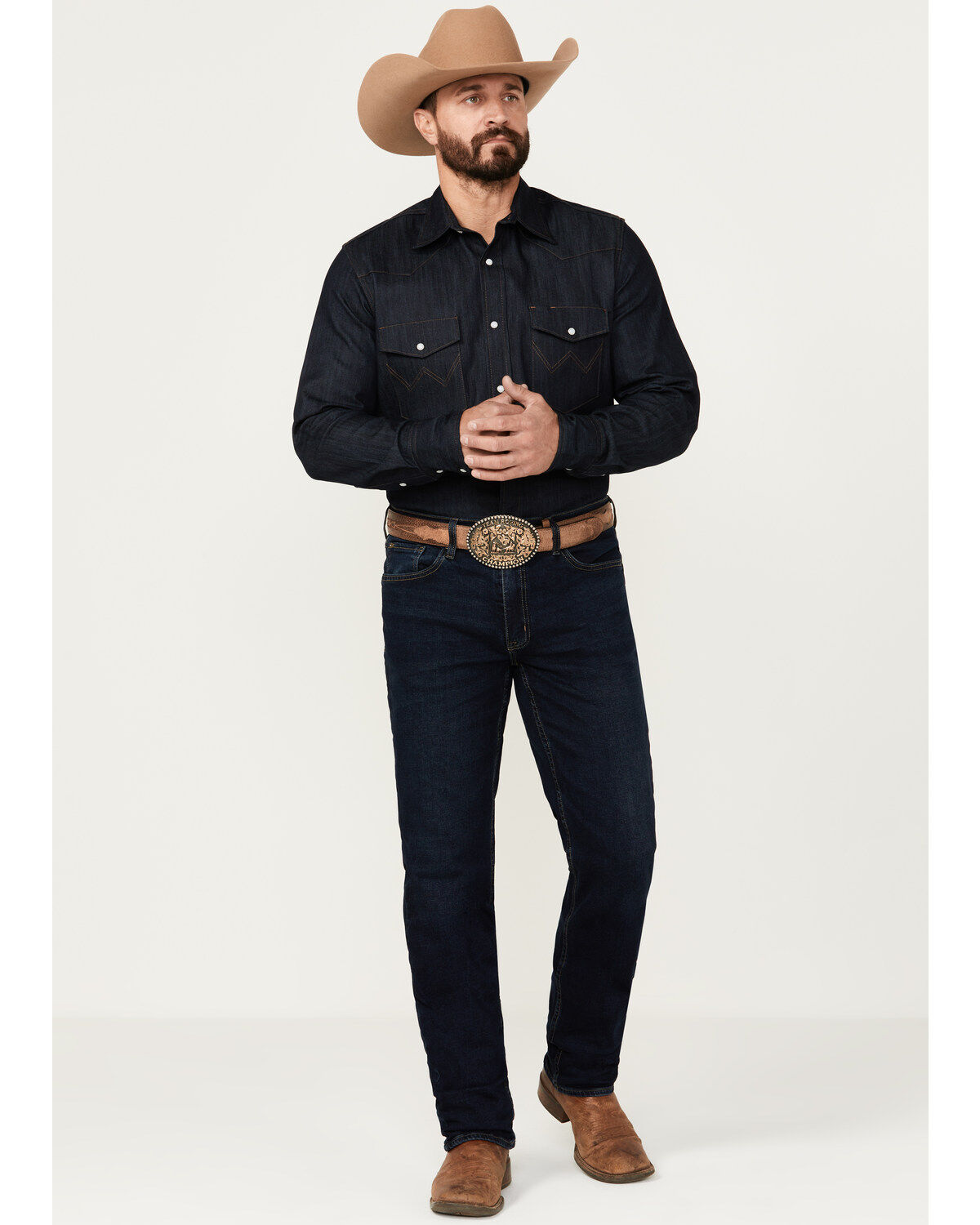 Men's DEVIL-DOG Dungarees Lincoln Core Dark Wash Slim Straight Stretch