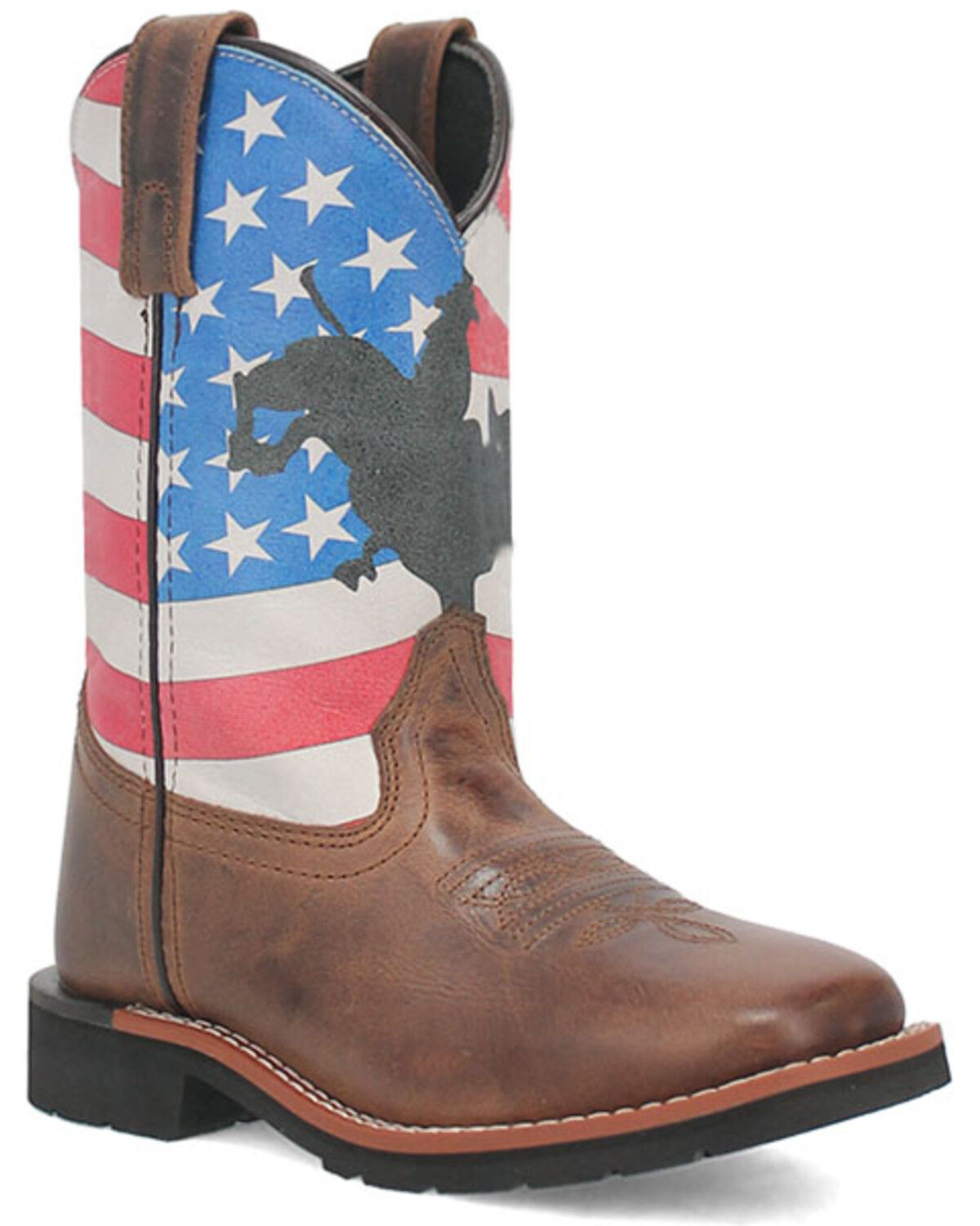 Boys' Dan Post Little Buckin' Around in the Buck Patriotic Western Boo