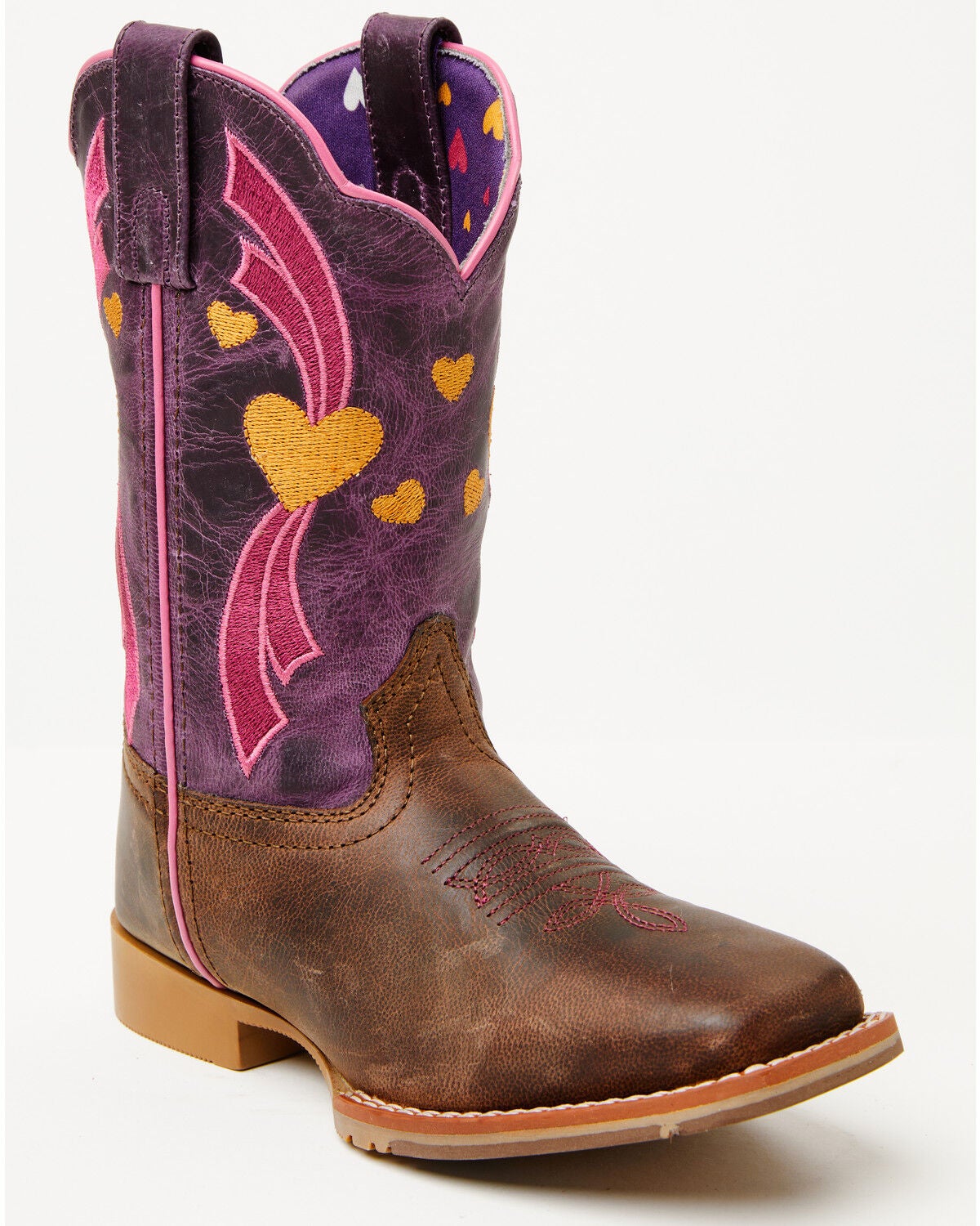 Girls' Dan Post Little Lottie Western Boots - Broad Square Toe