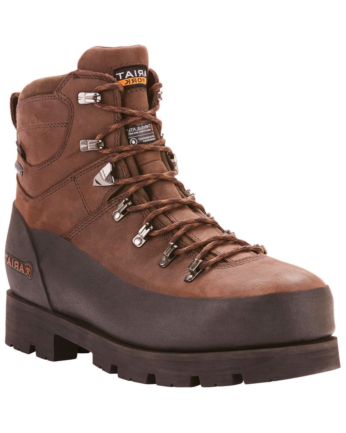 Men's Ariat Linesman Ridge 6" EH Insulated Work Boots - Round Composit