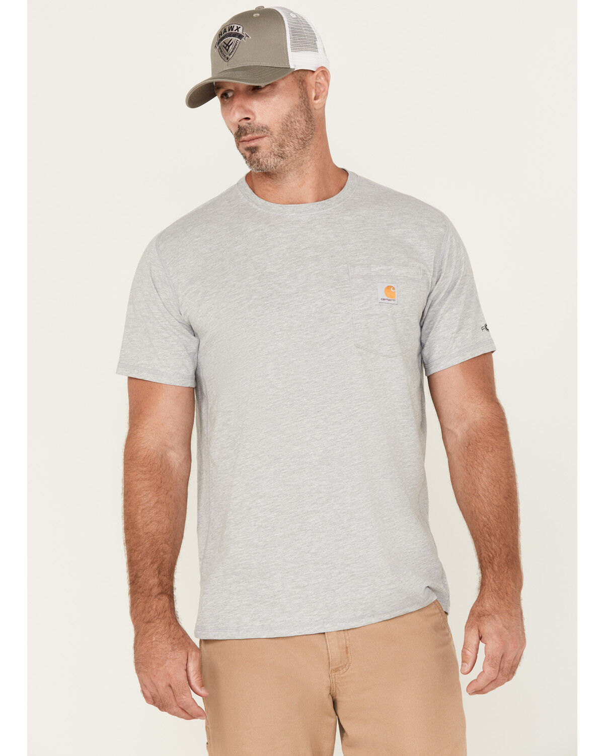 Men's Carhartt Force Relaxed Midweight Logo Pocket Work T-Shirt
