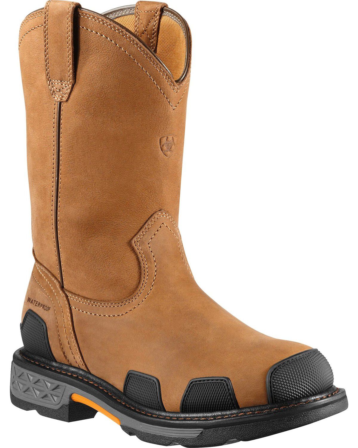 Men's Ariat Overdrive Waterproof Pull On Work Boots - Composite Toe