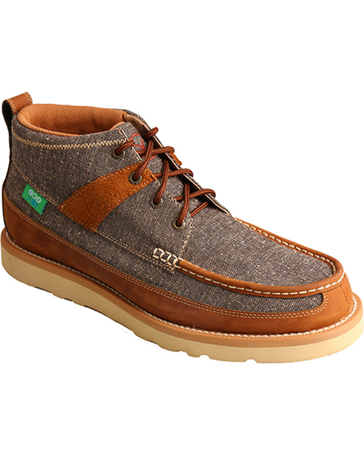 Men's Twisted X 4" Wedge Sole Boots - Moc Toe