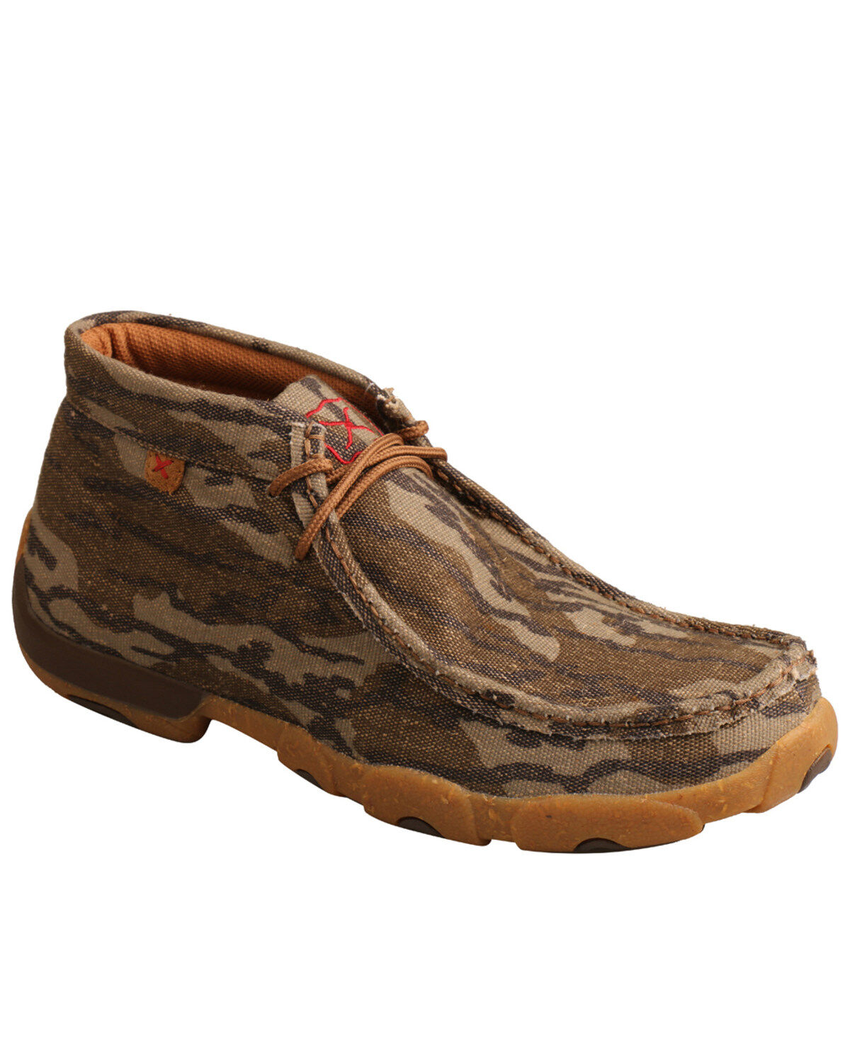 Men's Twisted X Mossy Oak Original Bottomland Driving Shoes - Moc Toe