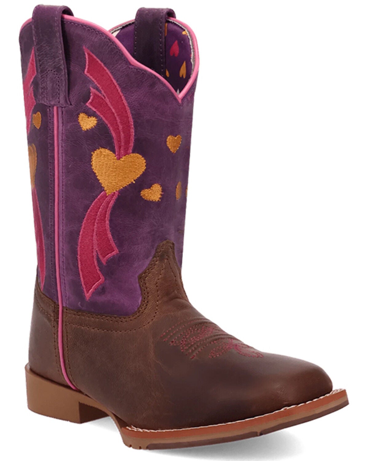 Girls' Dan Post Lottie Western Boots - Broad Square Toe