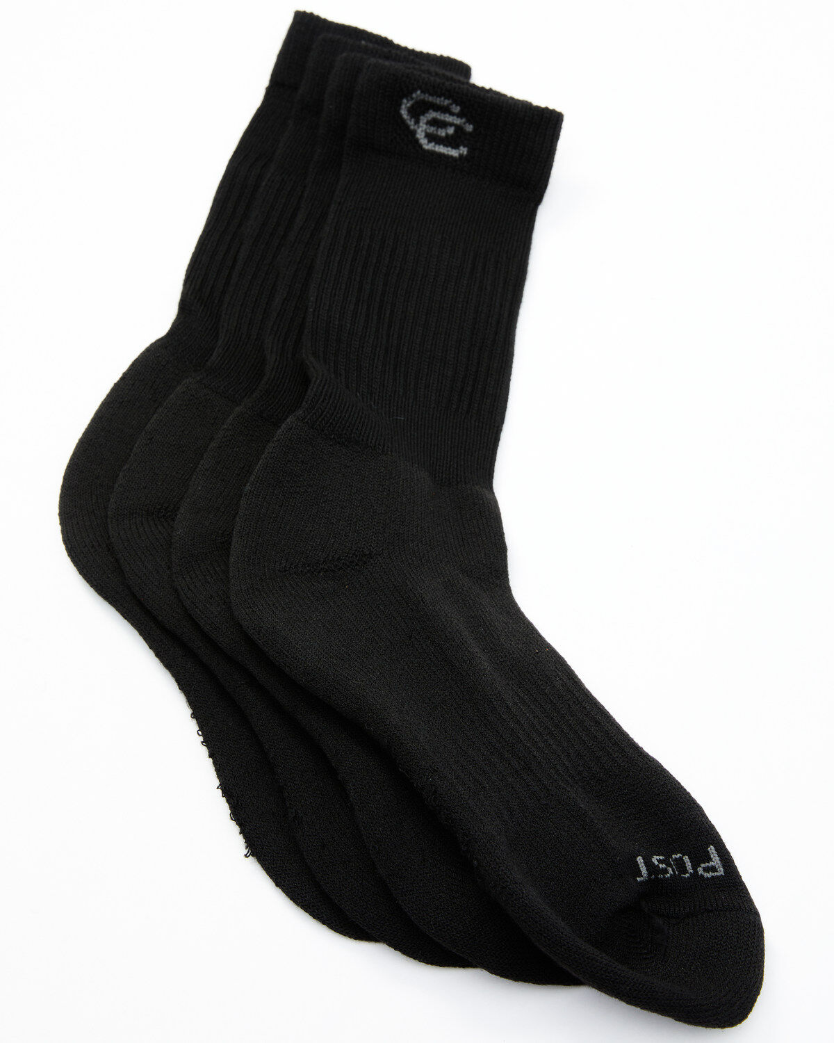 Men's Dan Post Lites Crew White Socks - Size 7 to 10